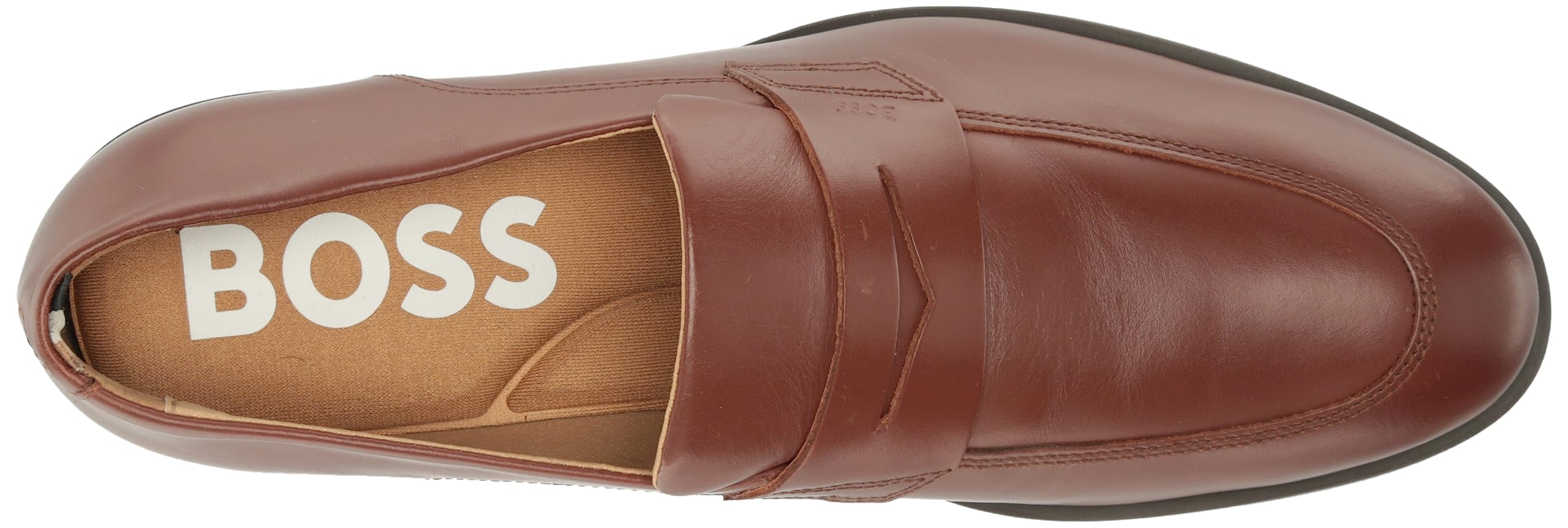 BOSS Men's Smooth Leather Penny Loafer - Image 5