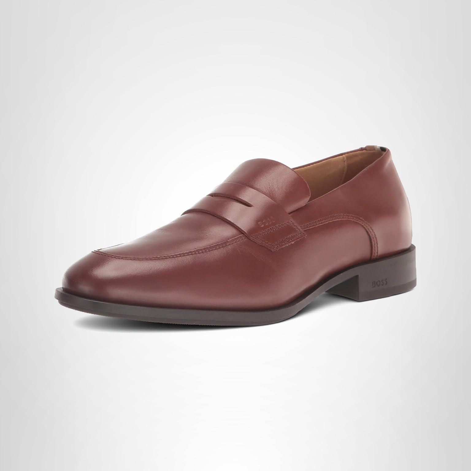 BOSS Men's Smooth Leather Penny Loafer - Image 8