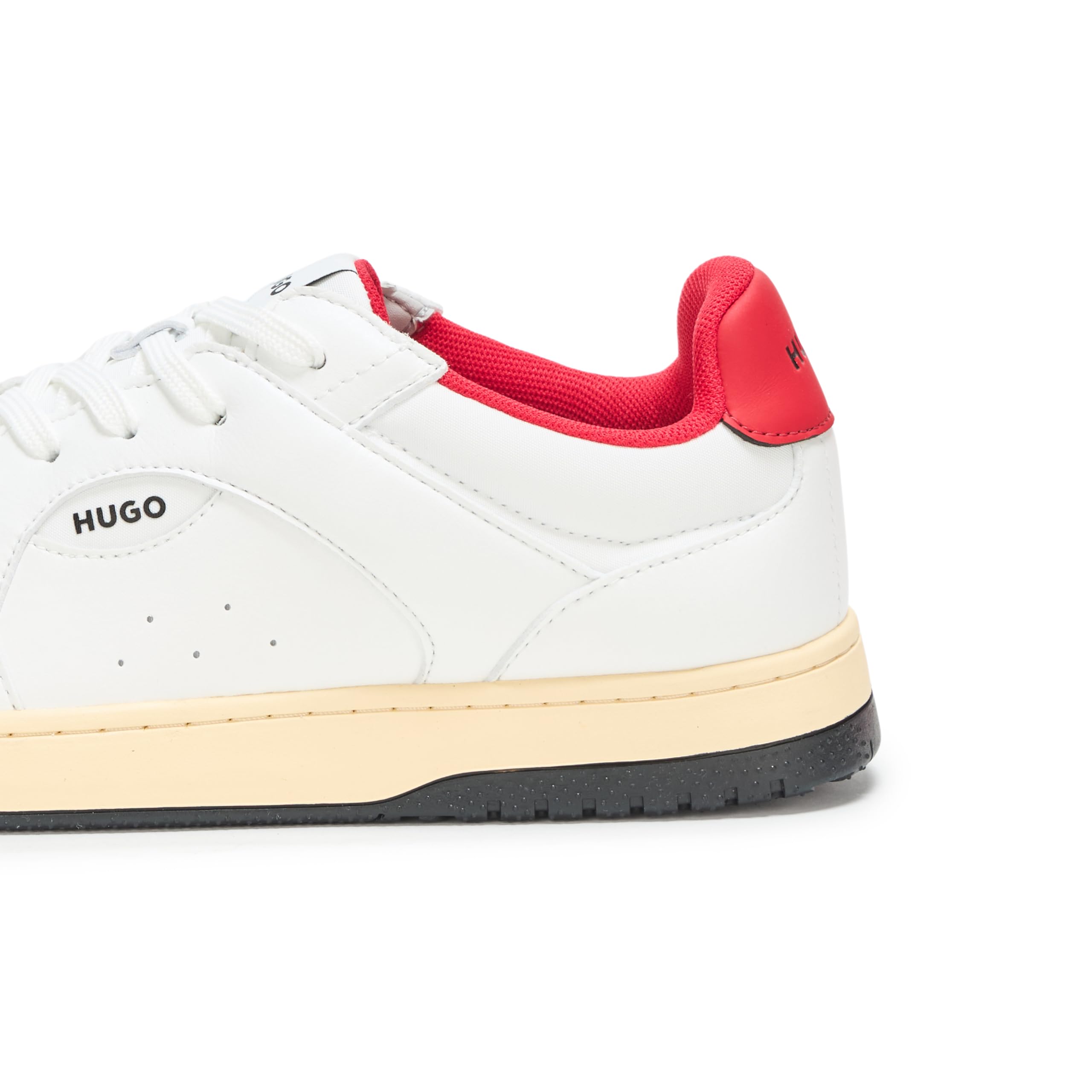 Hugo Men's Essential Basket Leather Sneaker - Image 4