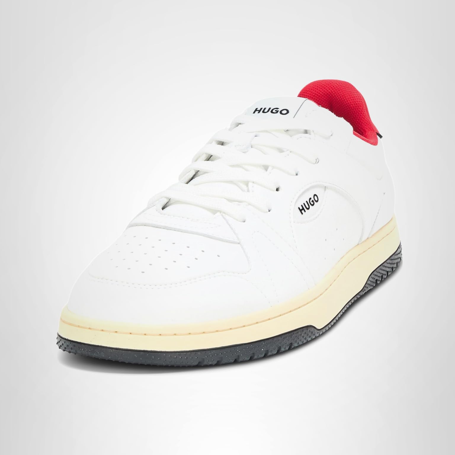 Hugo Men's Essential Basket Leather Sneaker - Image 5