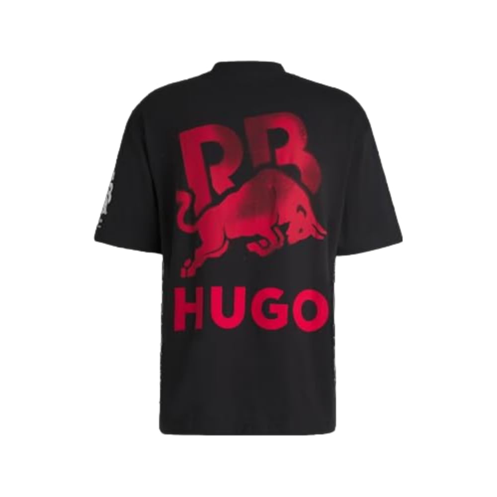 Hugo Men's F1 2024 Racing Bull Team Back Logo Tshirt - Image 4