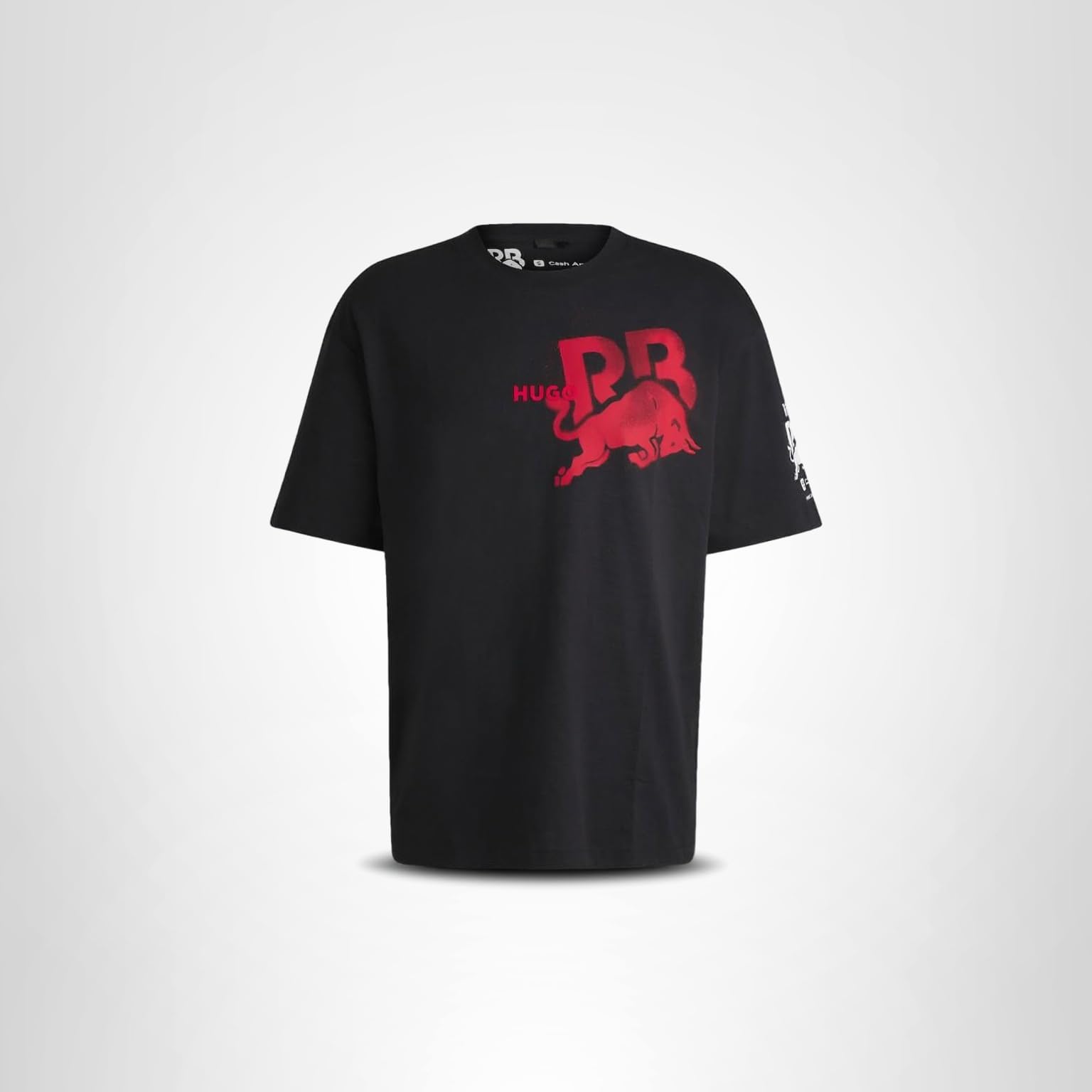 Hugo Men's F1 2024 Racing Bull Team Back Logo Tshirt - Image 6