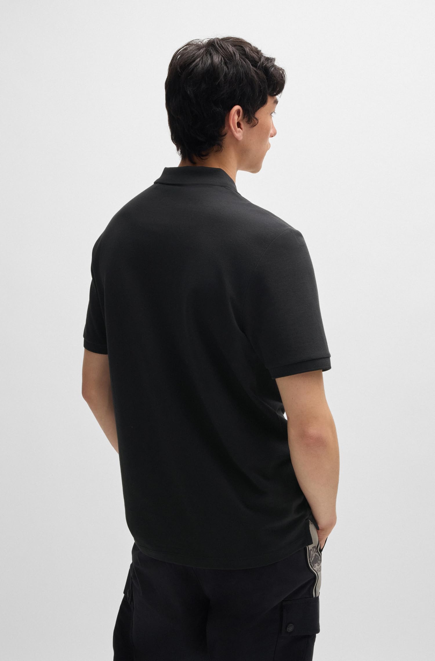 Hugo Men's F1 2024 Racing Bull Team Logo Polo Tshirt - Image 5