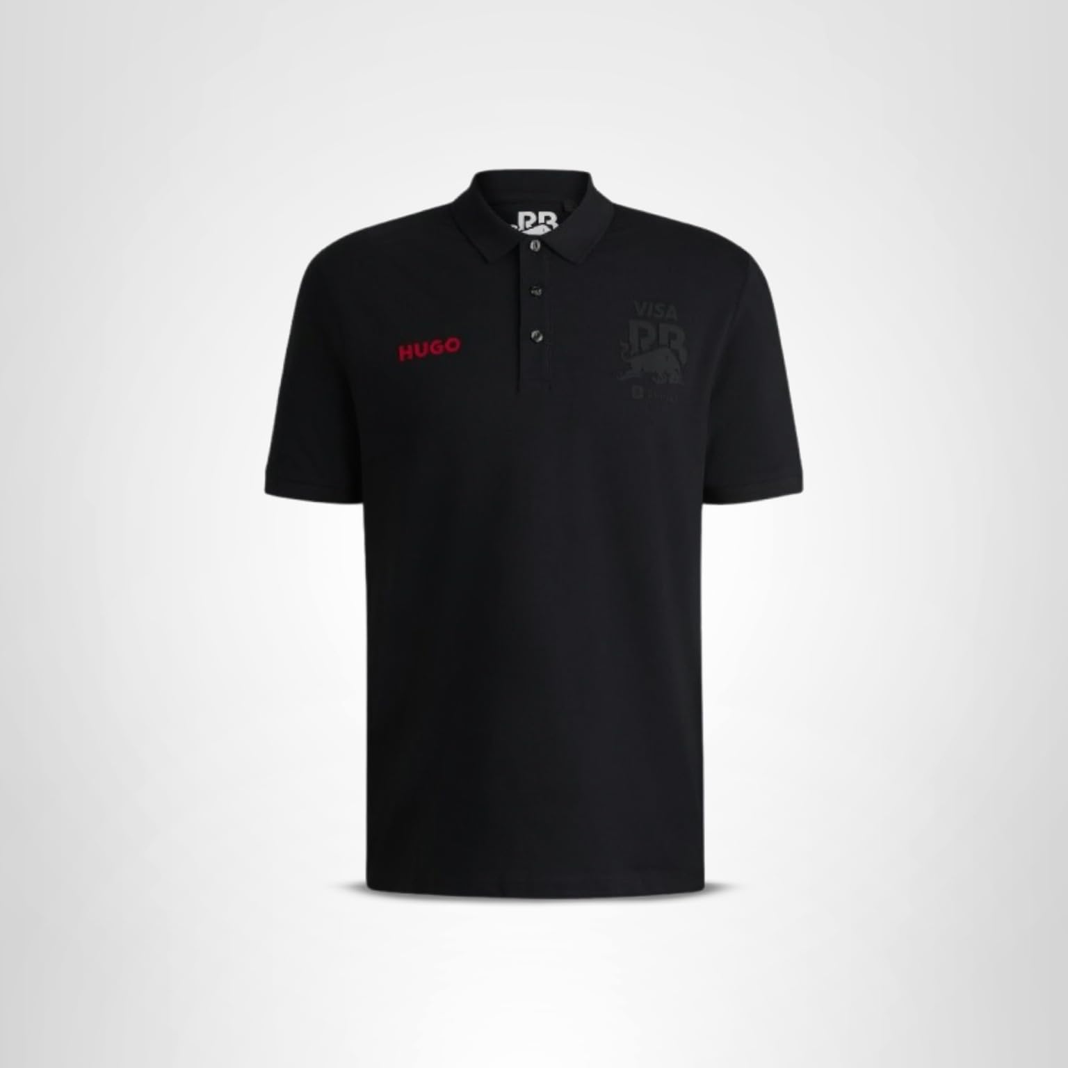 Hugo Men's F1 2024 Racing Bull Team Logo Polo Tshirt - Image 6