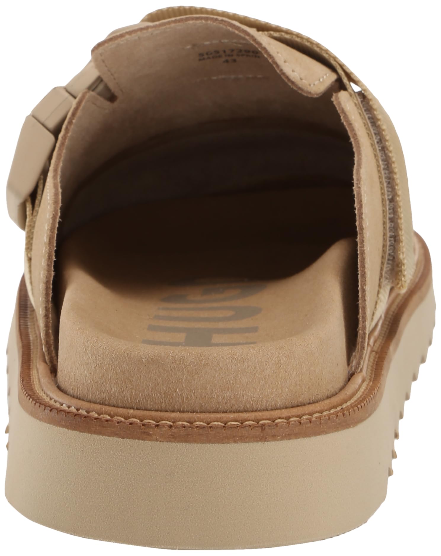 HUGO Men's Slip on Top Buckle Suede Clogs - Image 3