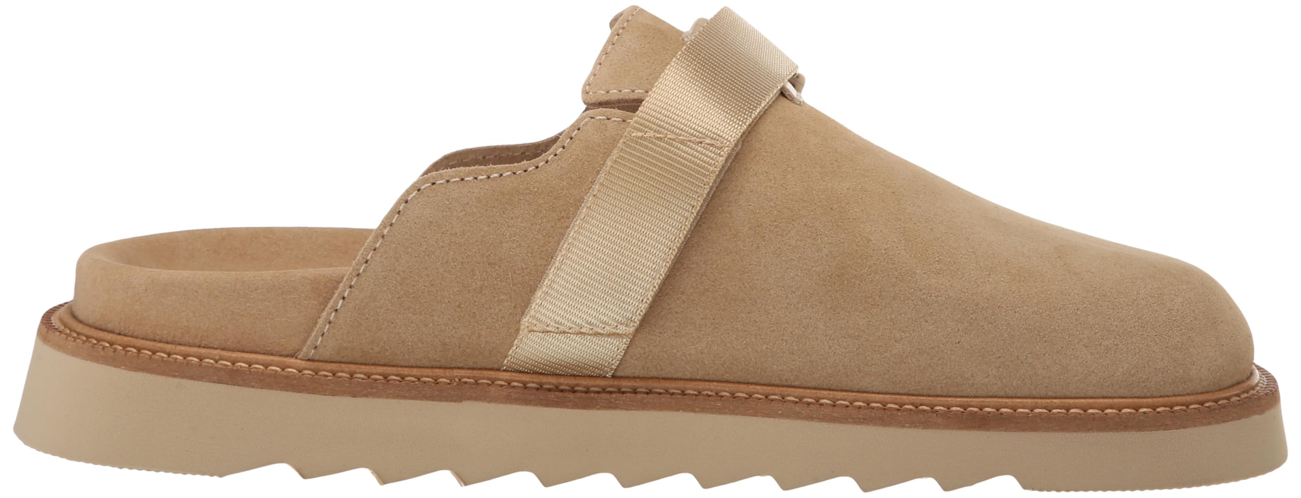 HUGO Men's Slip on Top Buckle Suede Clogs - Image 6