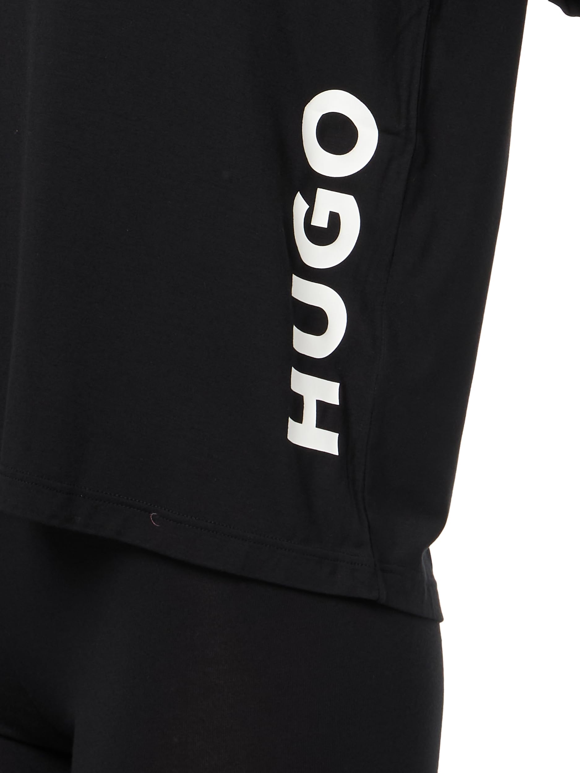 HUGO Women's Exposed Waistband Logo Collar T-shirt and Shorts Set - Image 3