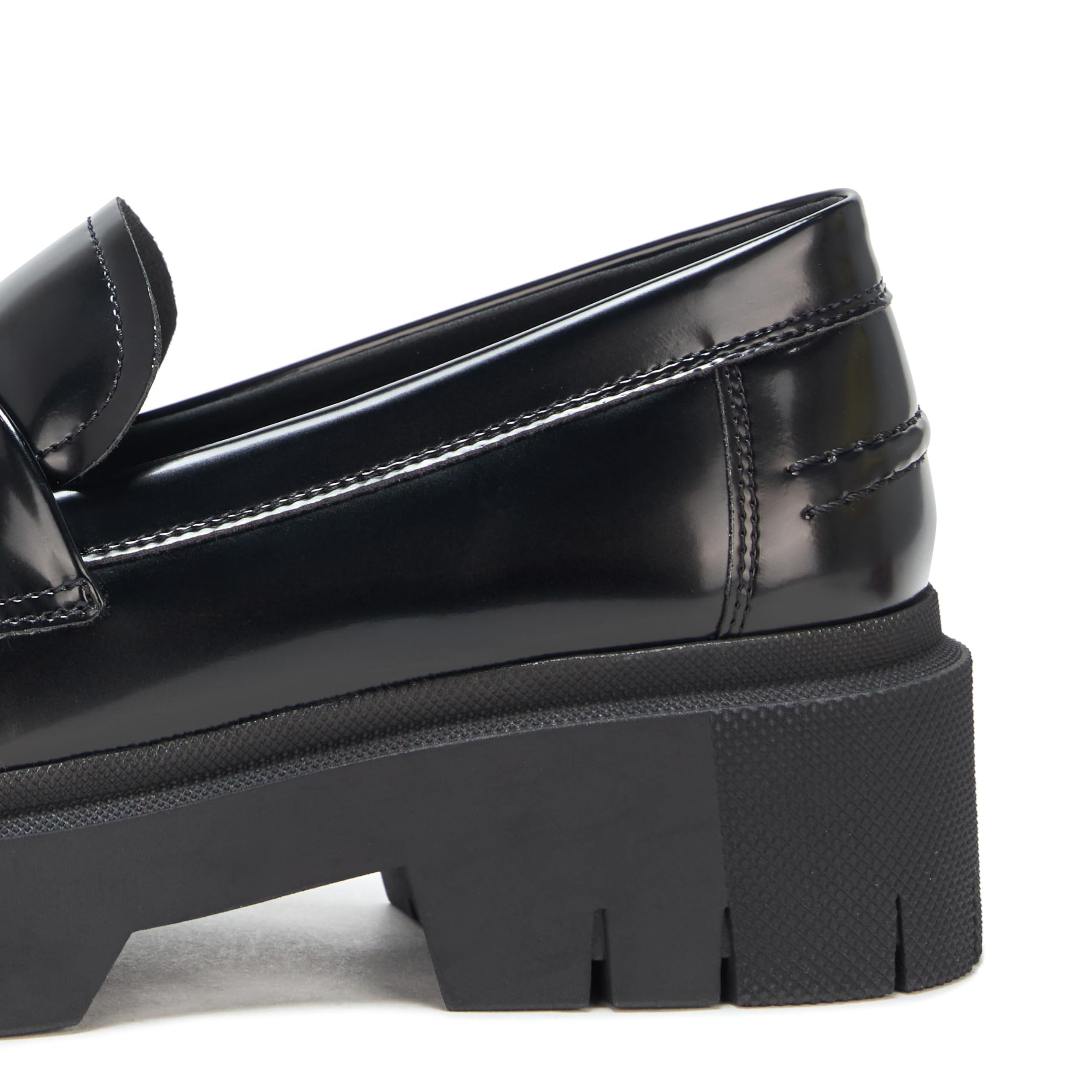 Hugo Women's Kris Chunky Platform Leather Loafer - Image 4