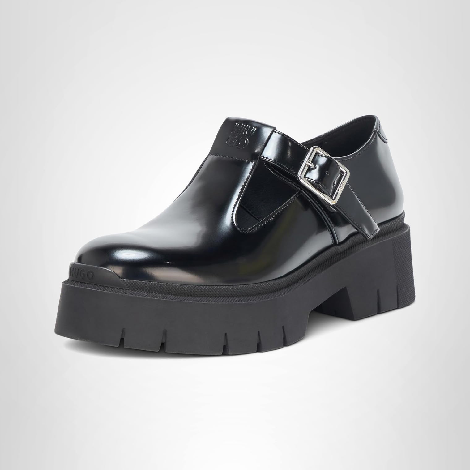 HUGO Women's Kris Chunky Platform Mary Jane Shoes - Image 5