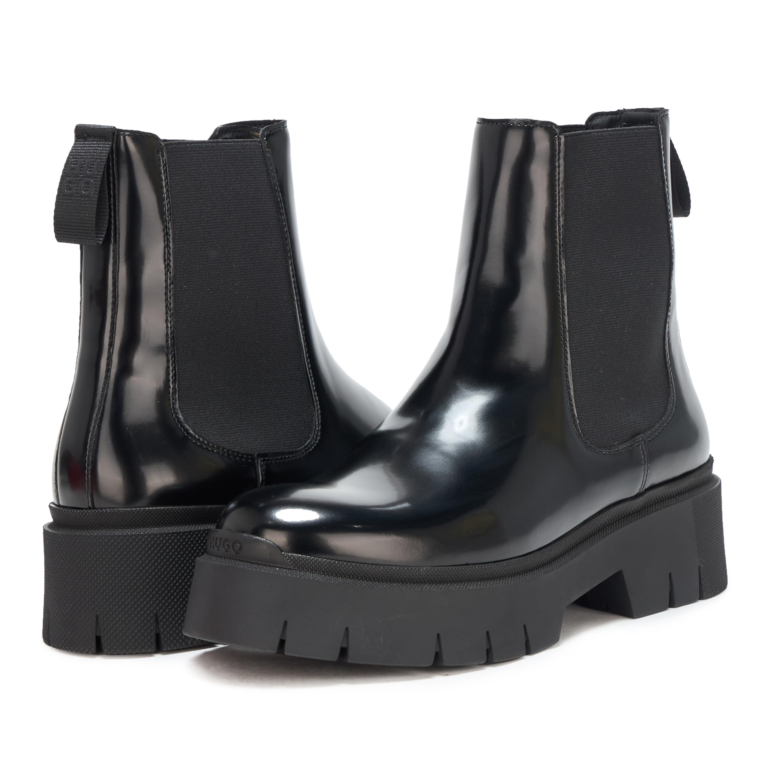 HUGO Women's Kris Chunky Slip on Chelsea Boot - Image 3