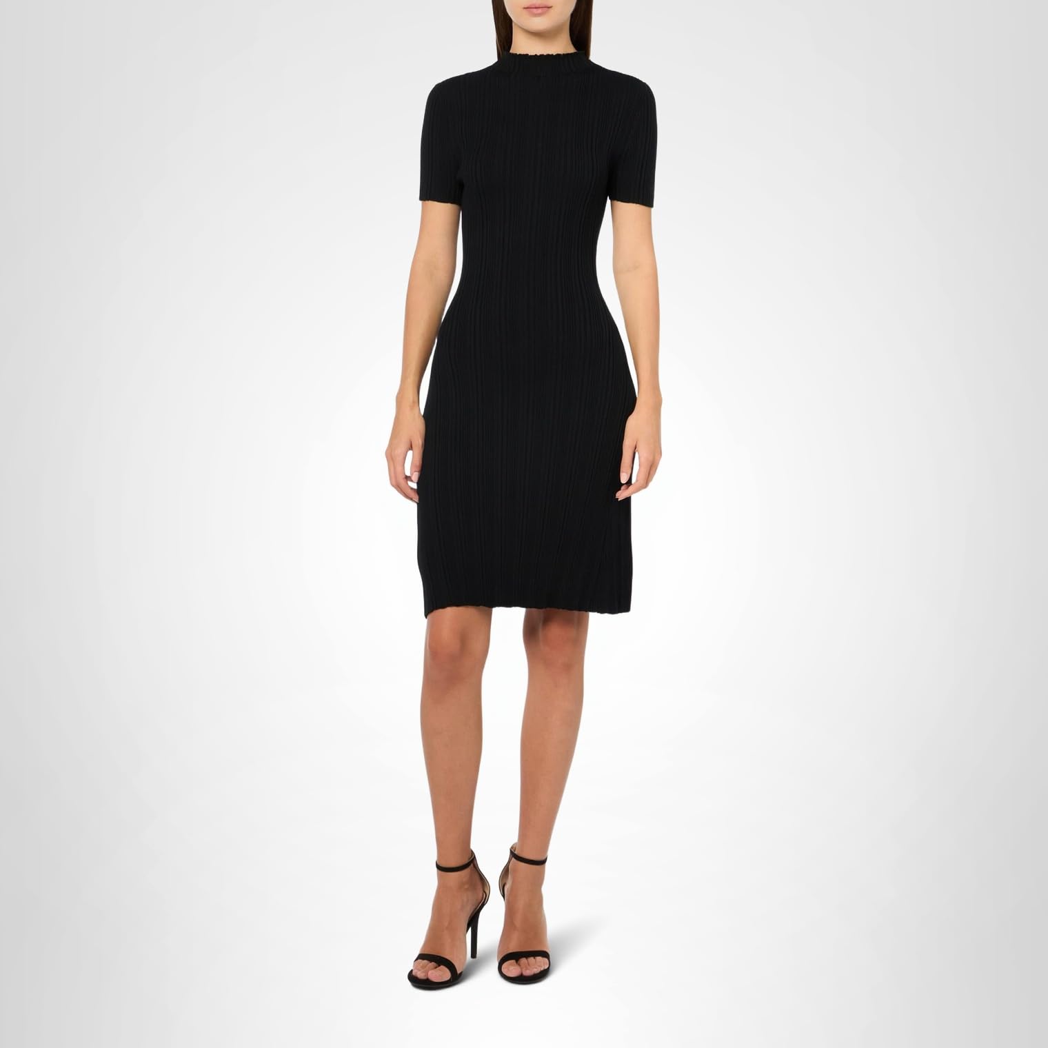 HUGO Women's Mock Neck Short Sleeve Dress - Image 4