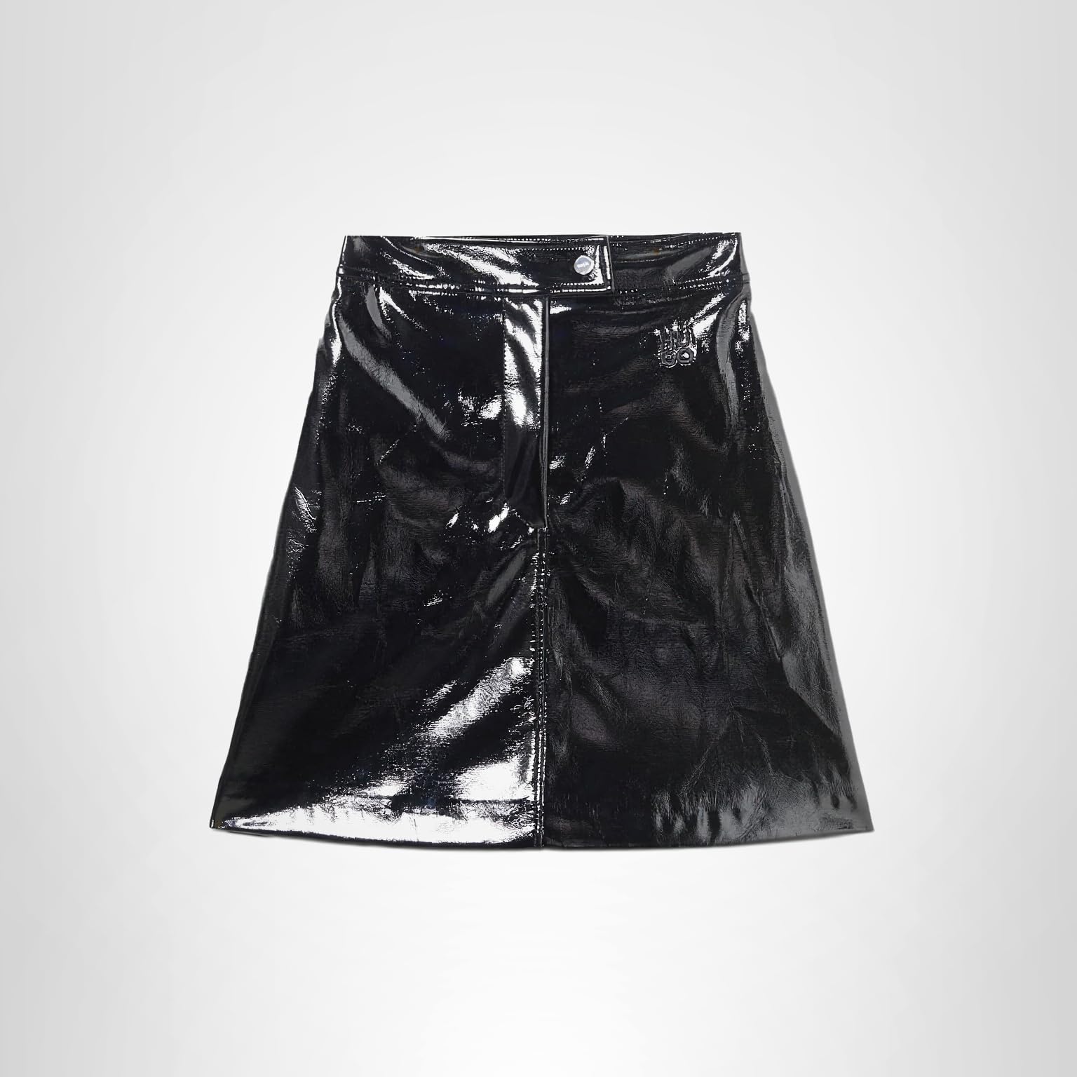 HUGO Women's Rarlena Leather Effect Mini Skirt - Image 4