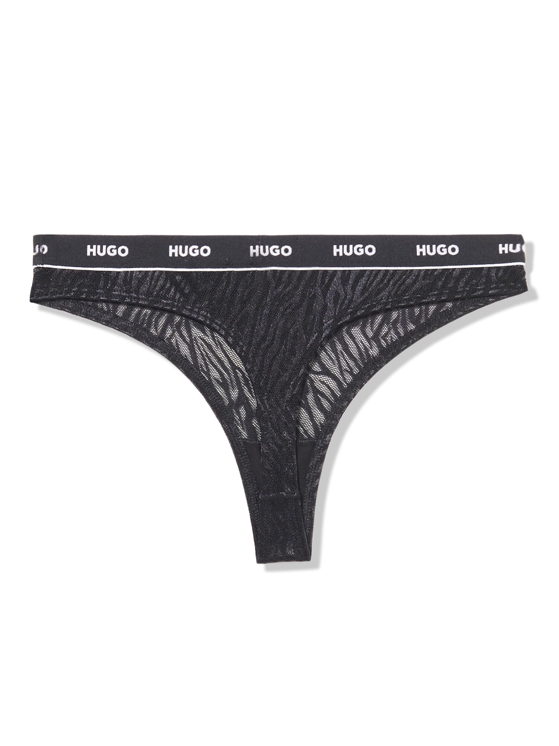 HUGO Women's Repeat Logo Lace Thong - Image 3