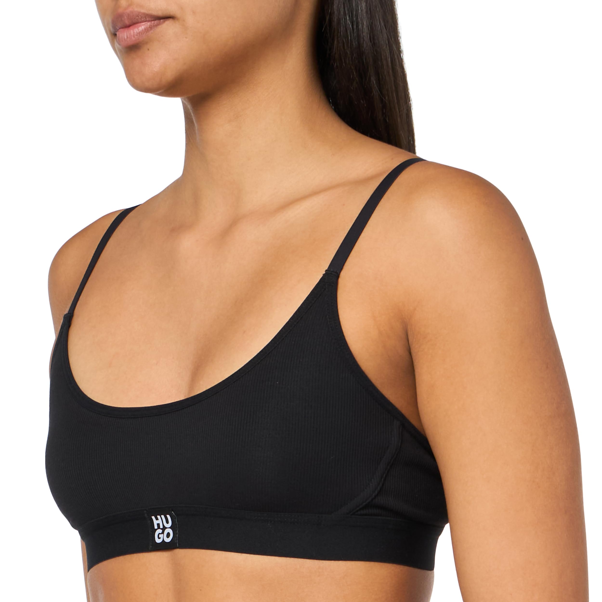 HUGO Women's Ribbed Modal Bralette - Image 3