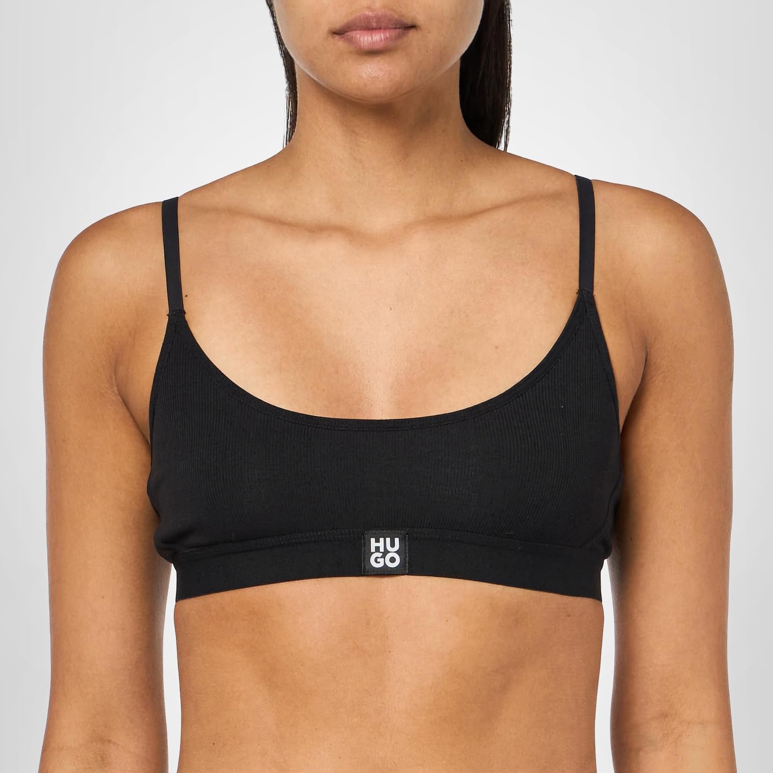 HUGO Women's Ribbed Modal Bralette - Image 4