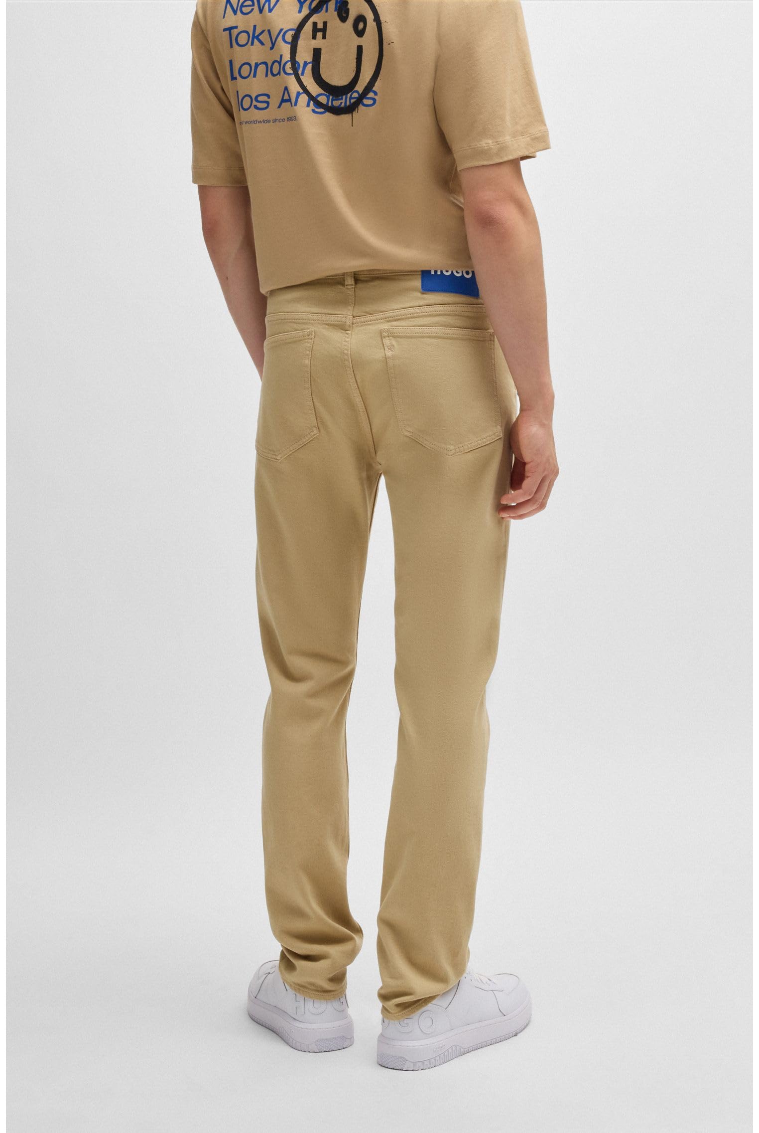 Ash Slim Fit Jeans, Dunes, 3232 - Image 5