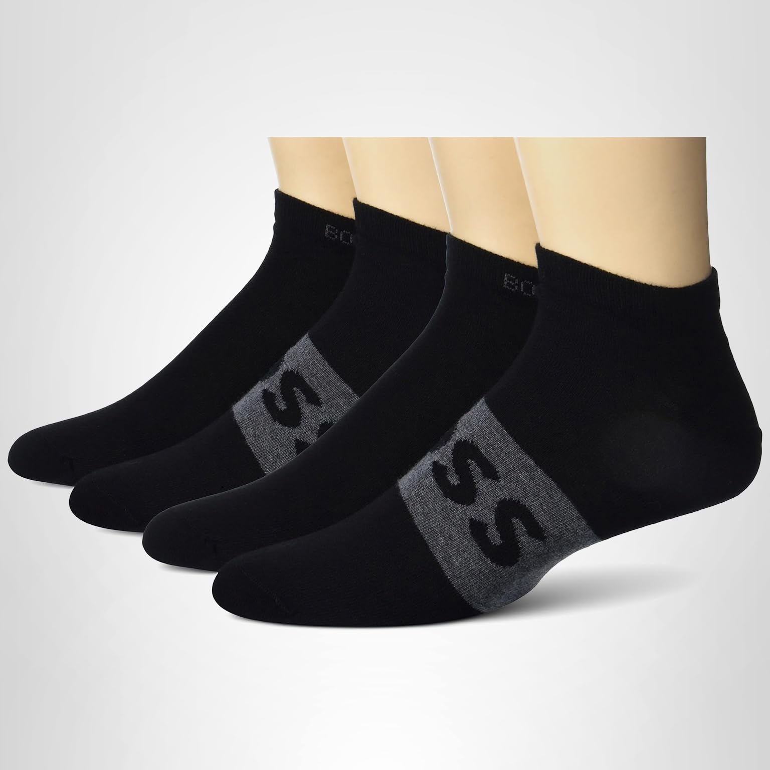 BOSS Men's 2 Pack Big Logo Ankle Socks - Image 2