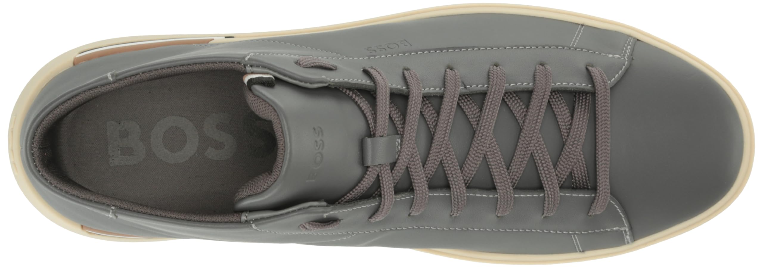BOSS Men's Clint High Top Leather Sneaker - Image 5
