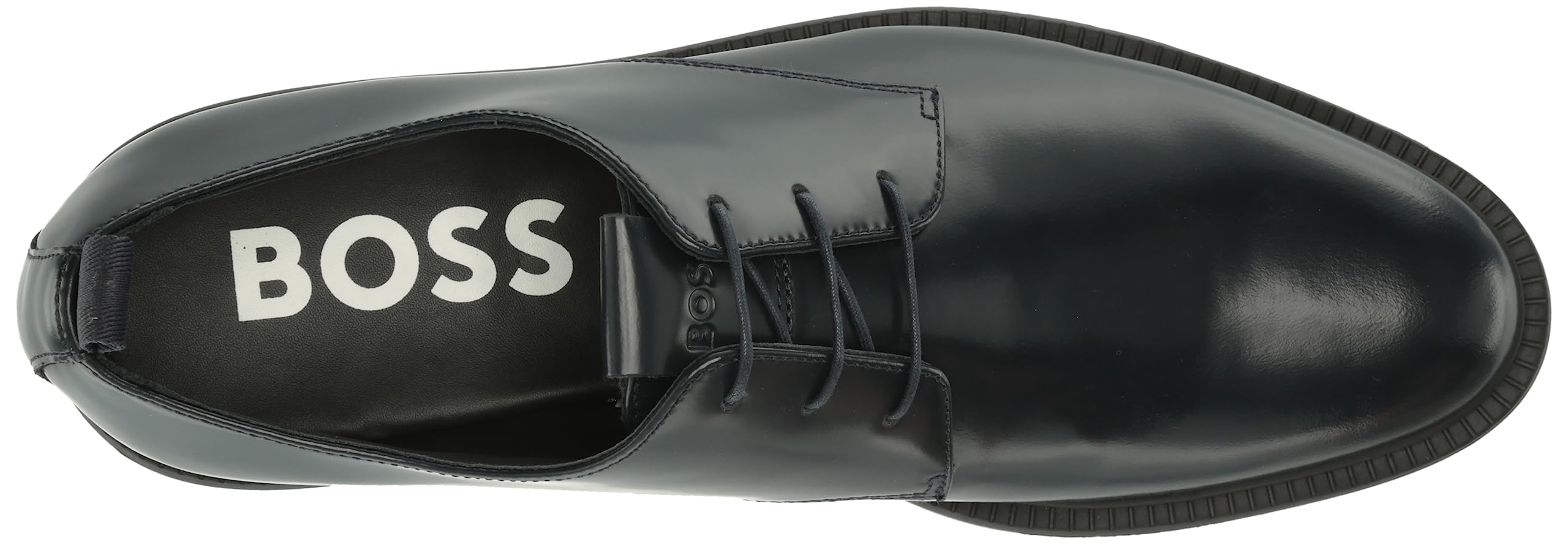 BOSS Men's Larry Brush Off Leather Derby Dress Shoe - Image 5