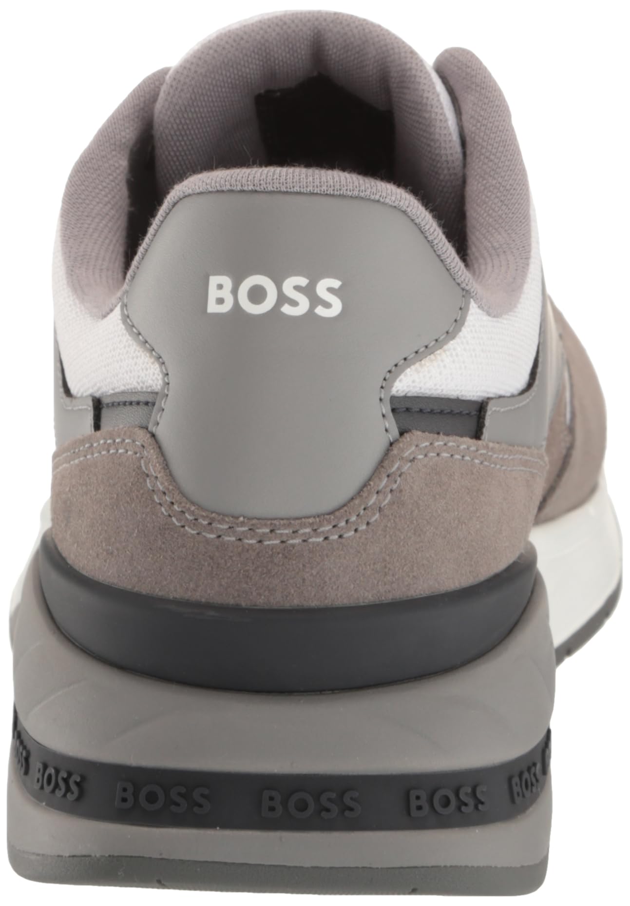 BOSS Men's Leather Low Profile Run Inspired Sneaker - Image 3