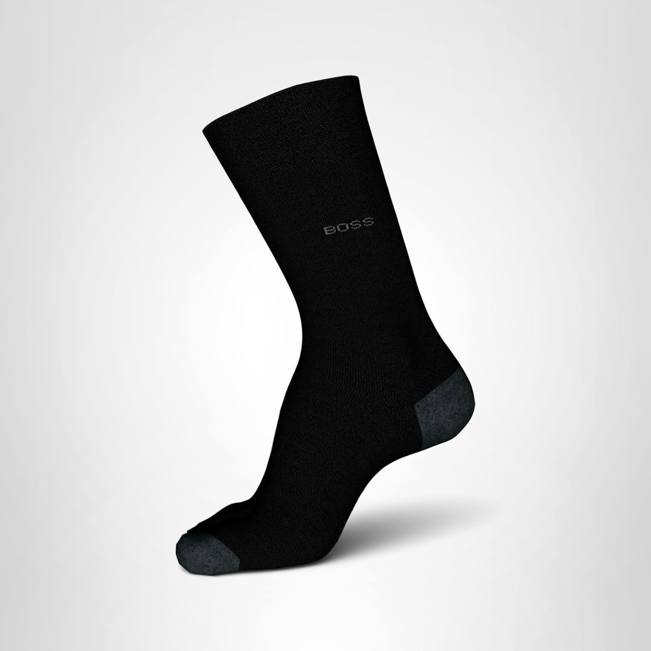 BOSS Men's Matt Combed Cotton Heel Toe Sock - Image 4