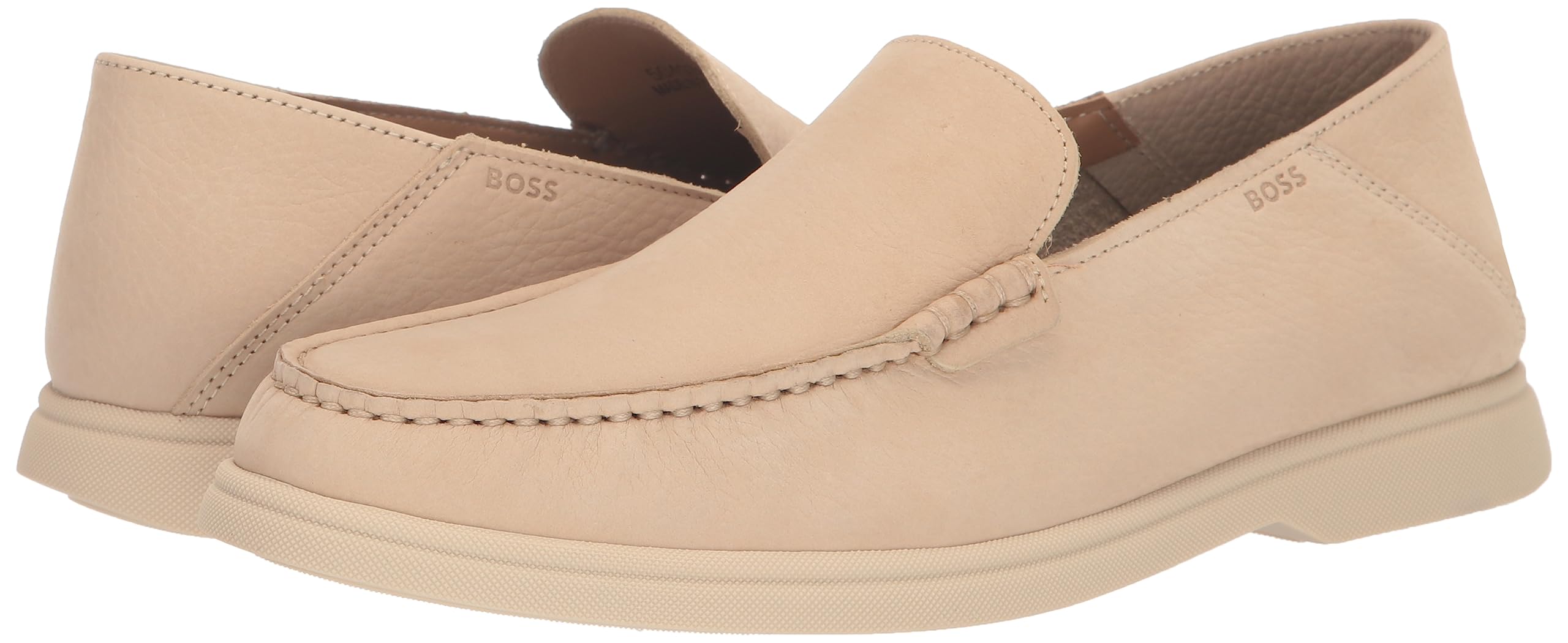 BOSS Men's Nubuck Leather Moccasin Loafer - Image 7