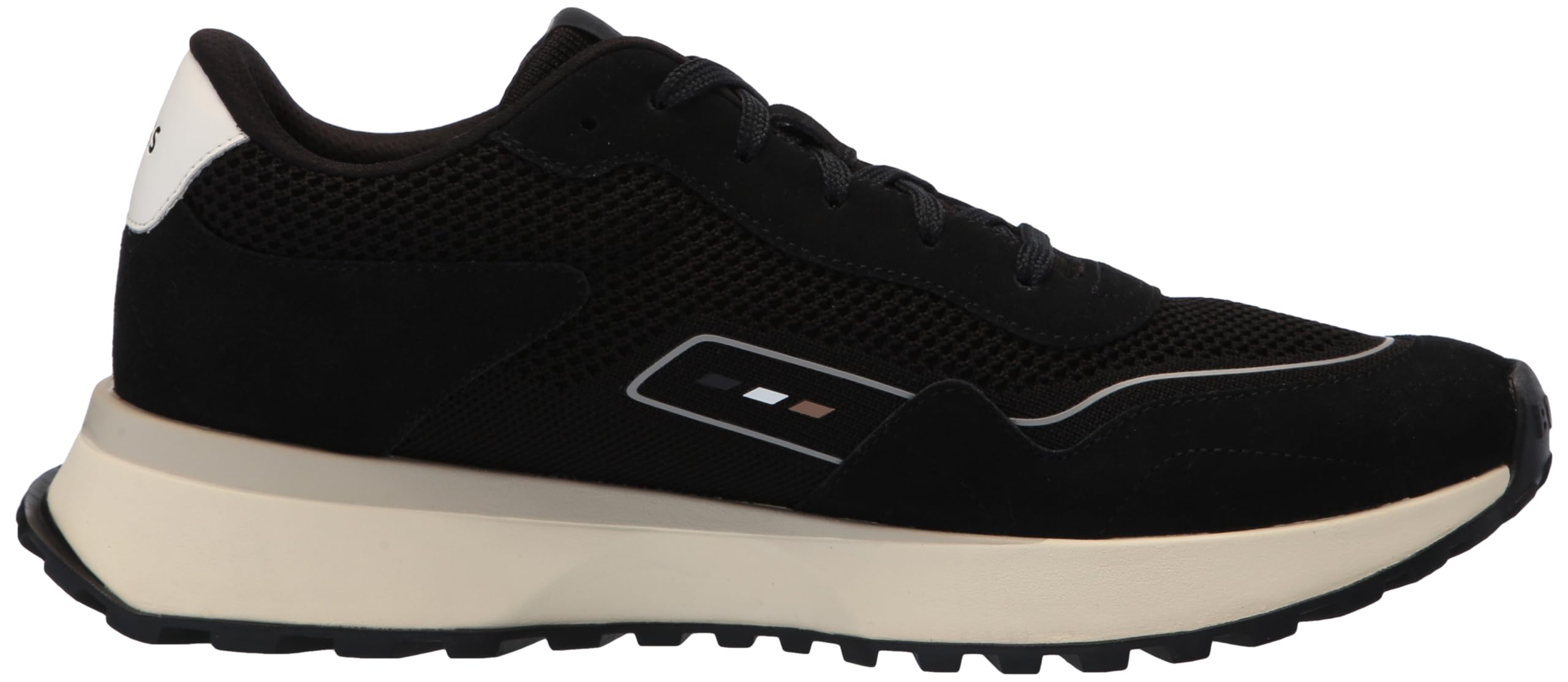 BOSS Men's Side Logo Suede and Nylon Sporty Inspired Sneaker - Image 6