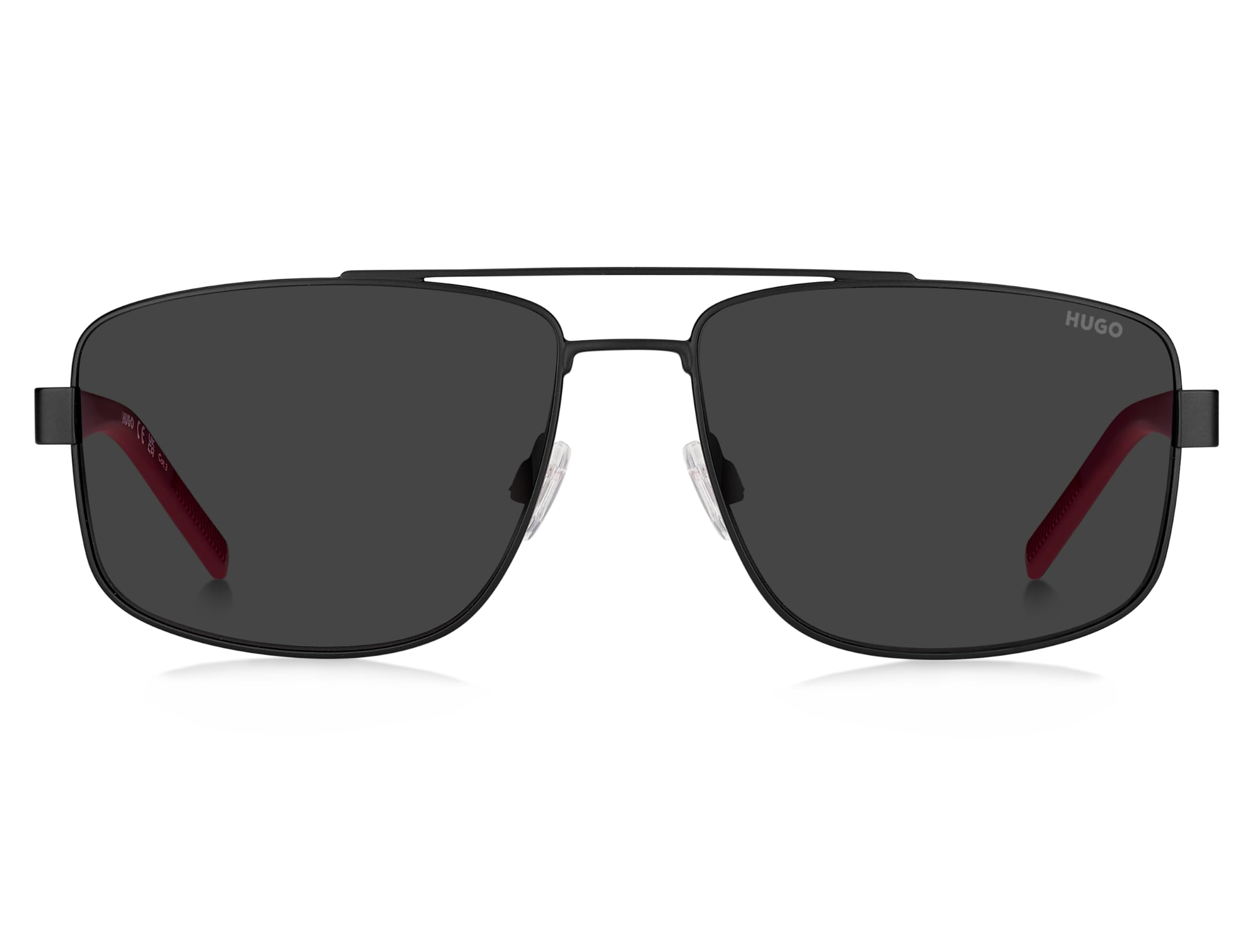 HUGO HG 1338/S Men's Rectangular Sunglasses With 100% UV Protection with case Included