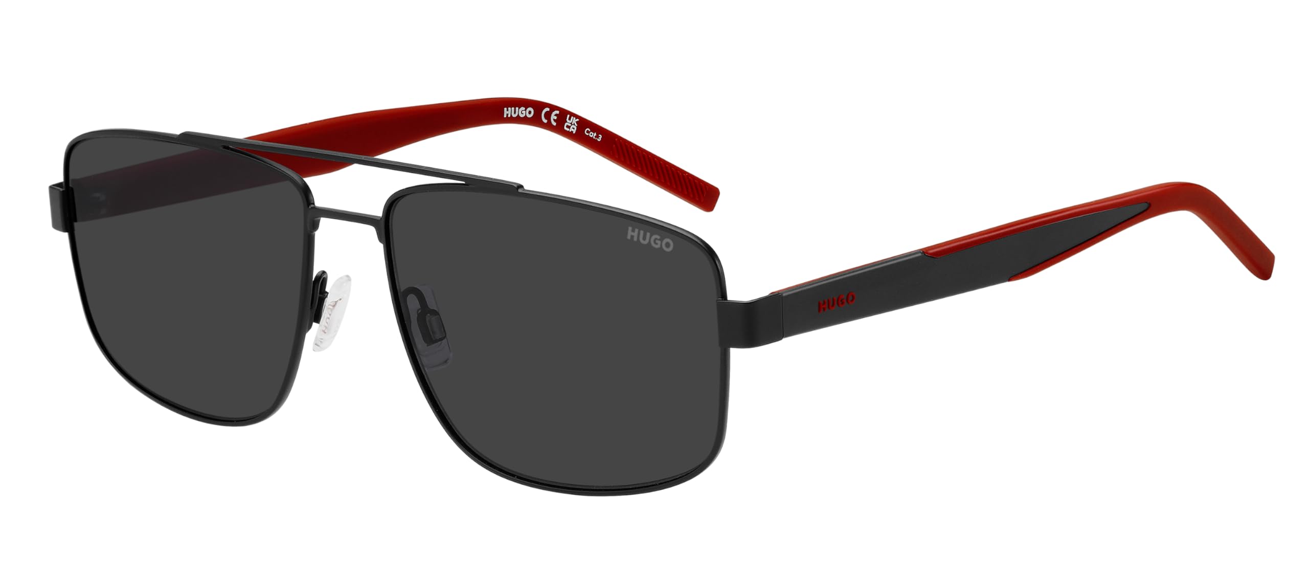 HUGO HG 1338/S Men's Rectangular Sunglasses With 100% UV Protection with case Included - Image 4