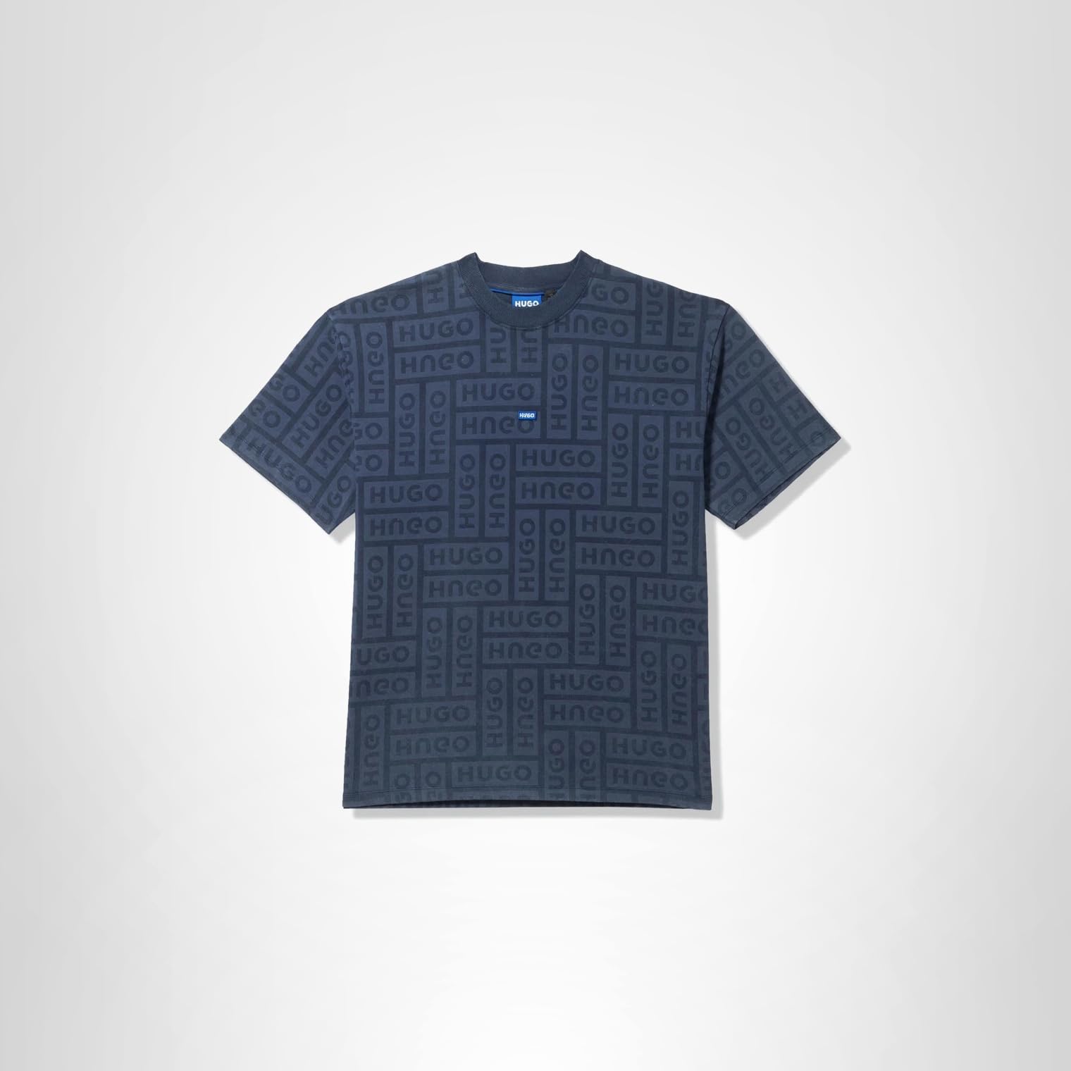 HUGO Men's Allover Logo Cotton T-Shirt - Image 5