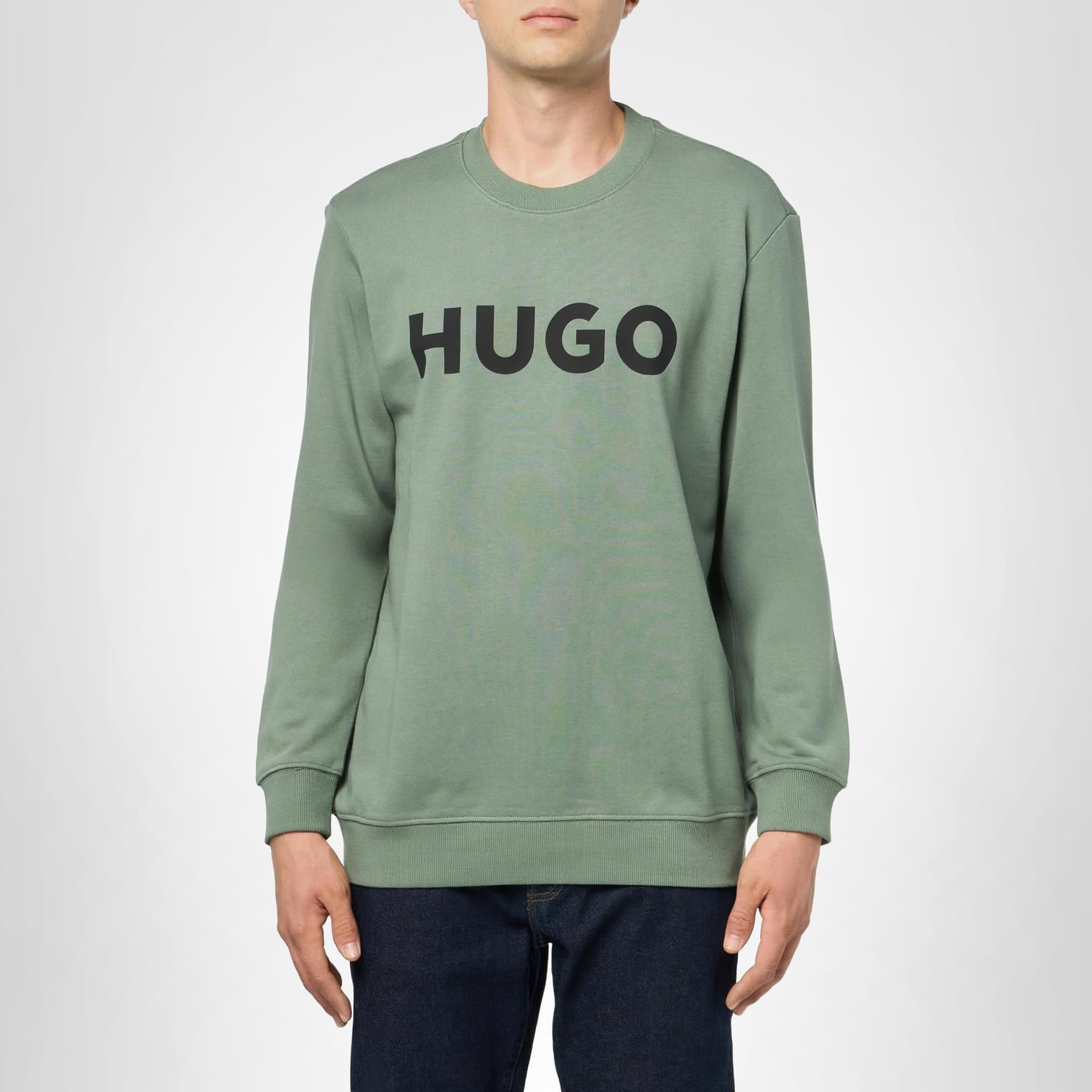 HUGO Men's Big Logo Pullover Sweatshirt - Image 4