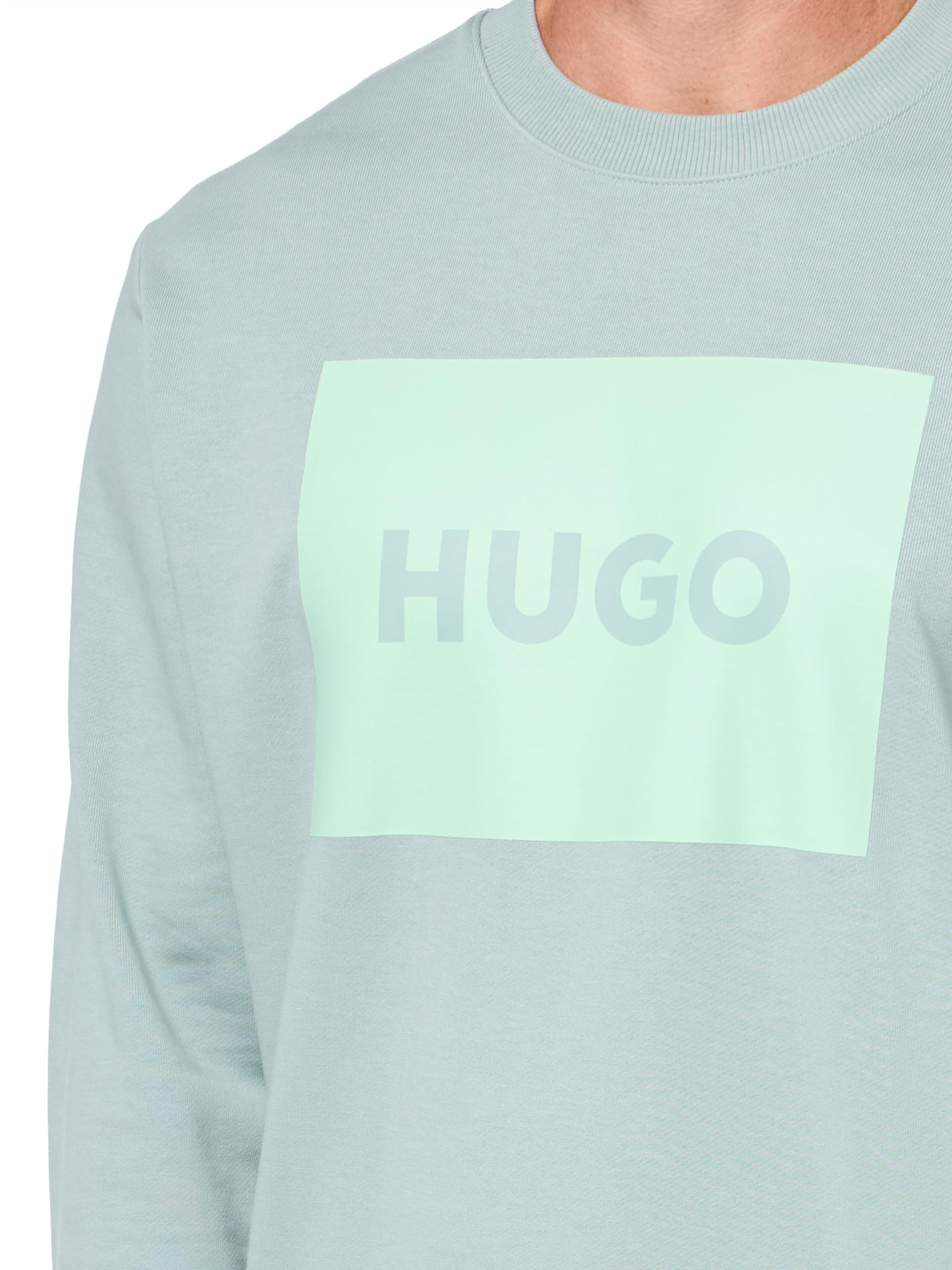HUGO Men's Big Square Logo Crew Neck Sweatshirt - Image 3