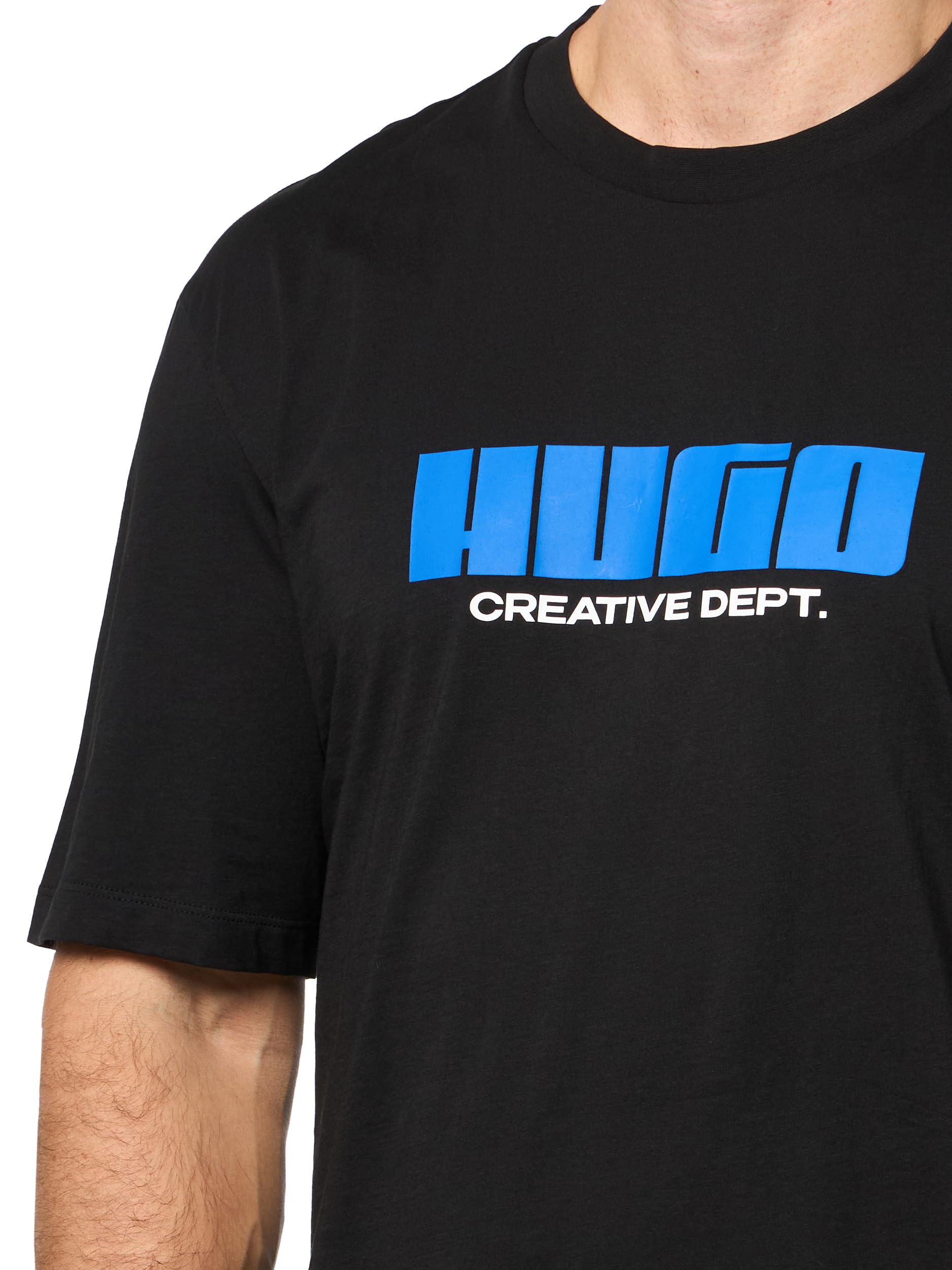 Hugo Men's Block Logo Cotton T-Shirt - Image 3