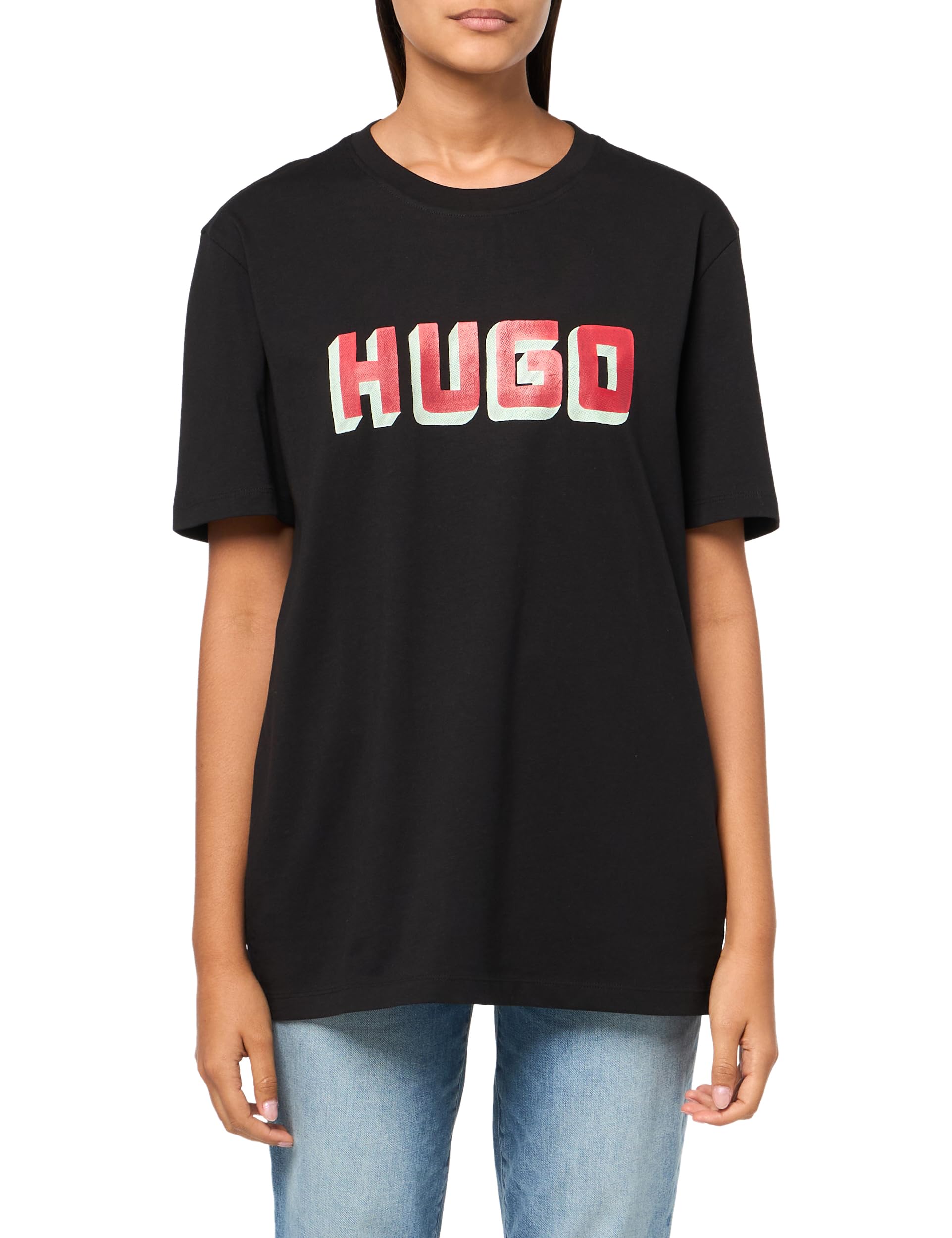 Hugo Men's Block Logo Short Sleeve T-Shirt