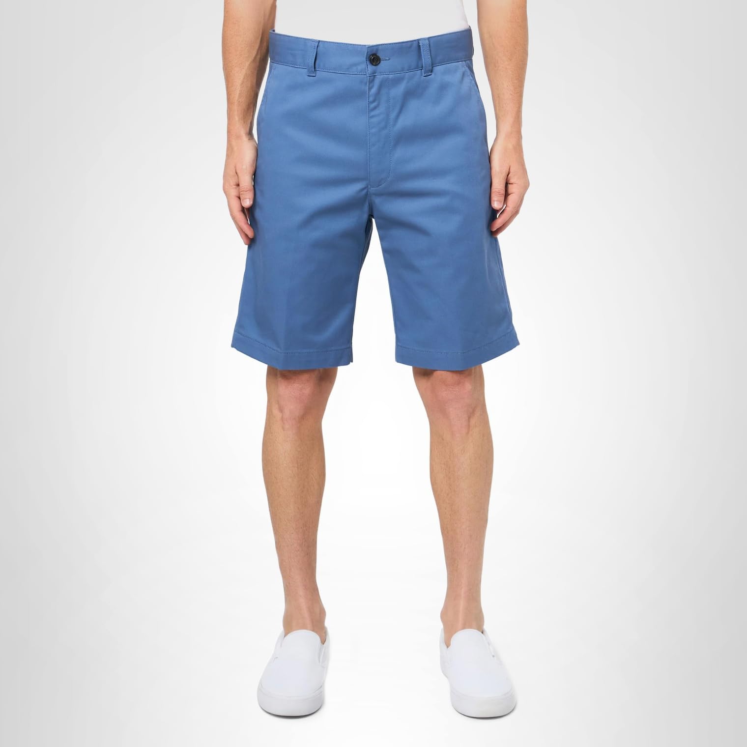 HUGO Men's Darik Solid Cotton Shorts - Image 4