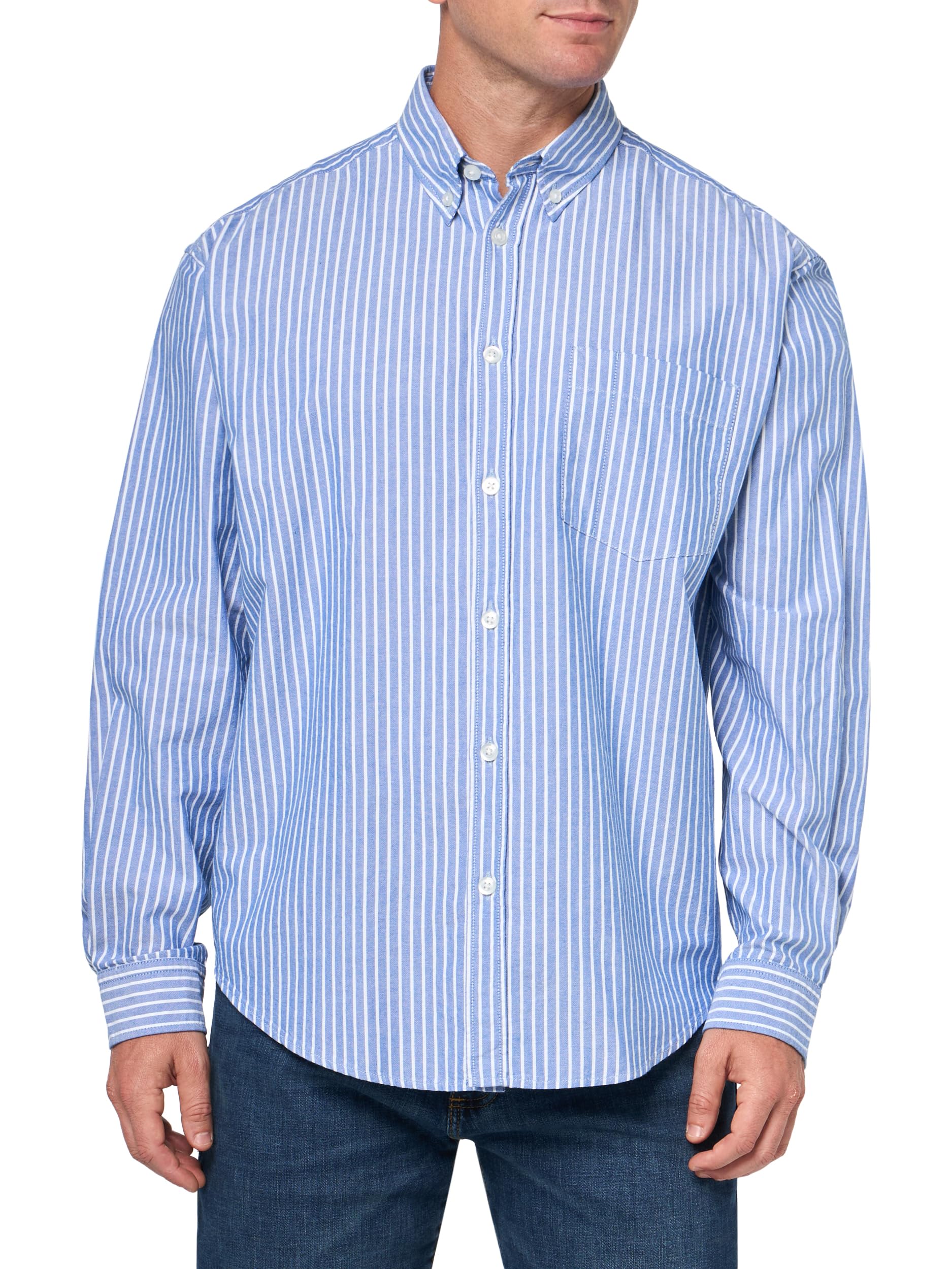 HUGO Men's Ebill Cotton Oxford Button Down Shirt