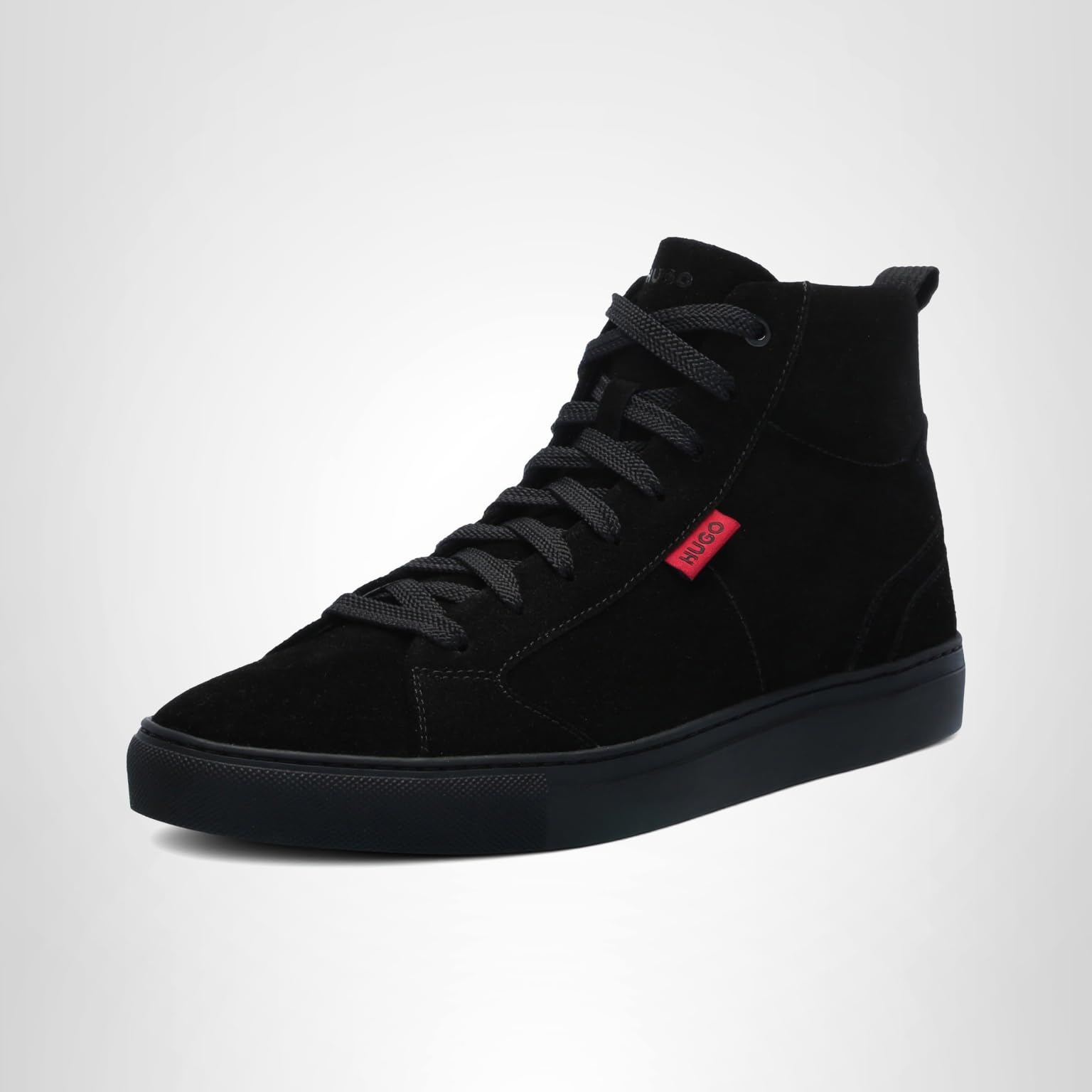 Hugo Men's Essential Cupsole Suede High Top Sneaker - Image 8