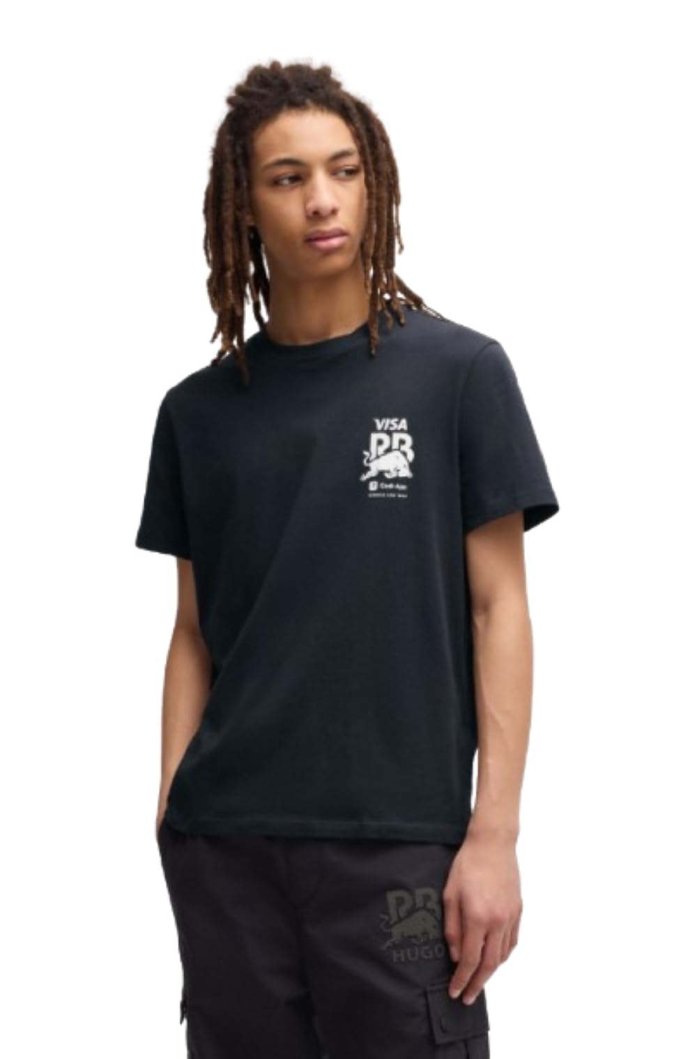 Hugo Men's F1 2025 Vcarb Racing Bull Team Big Back Logo T-Shirt