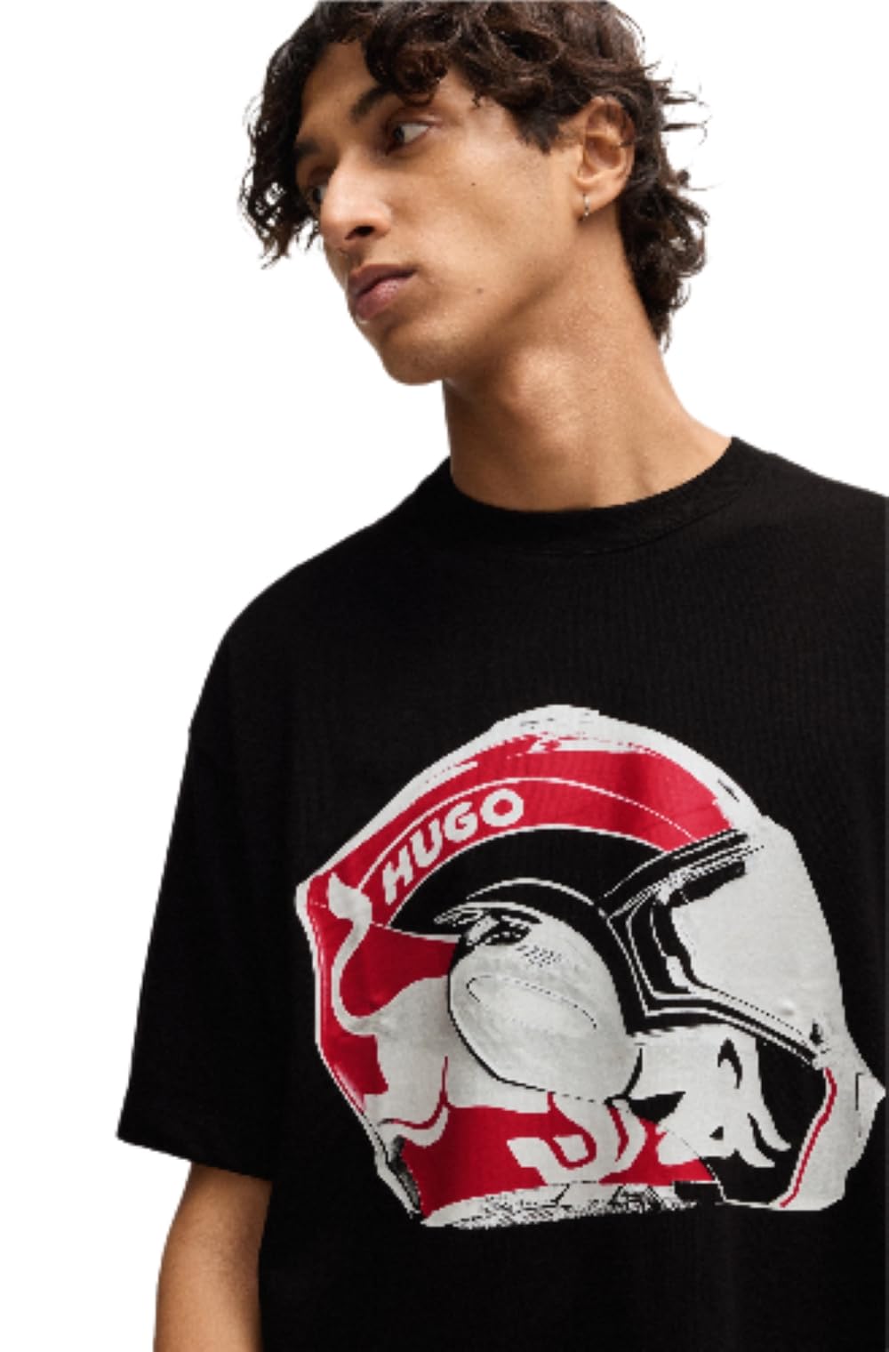 Hugo Men's F1 Rb Racing Helmet T-Shirt - Image 3