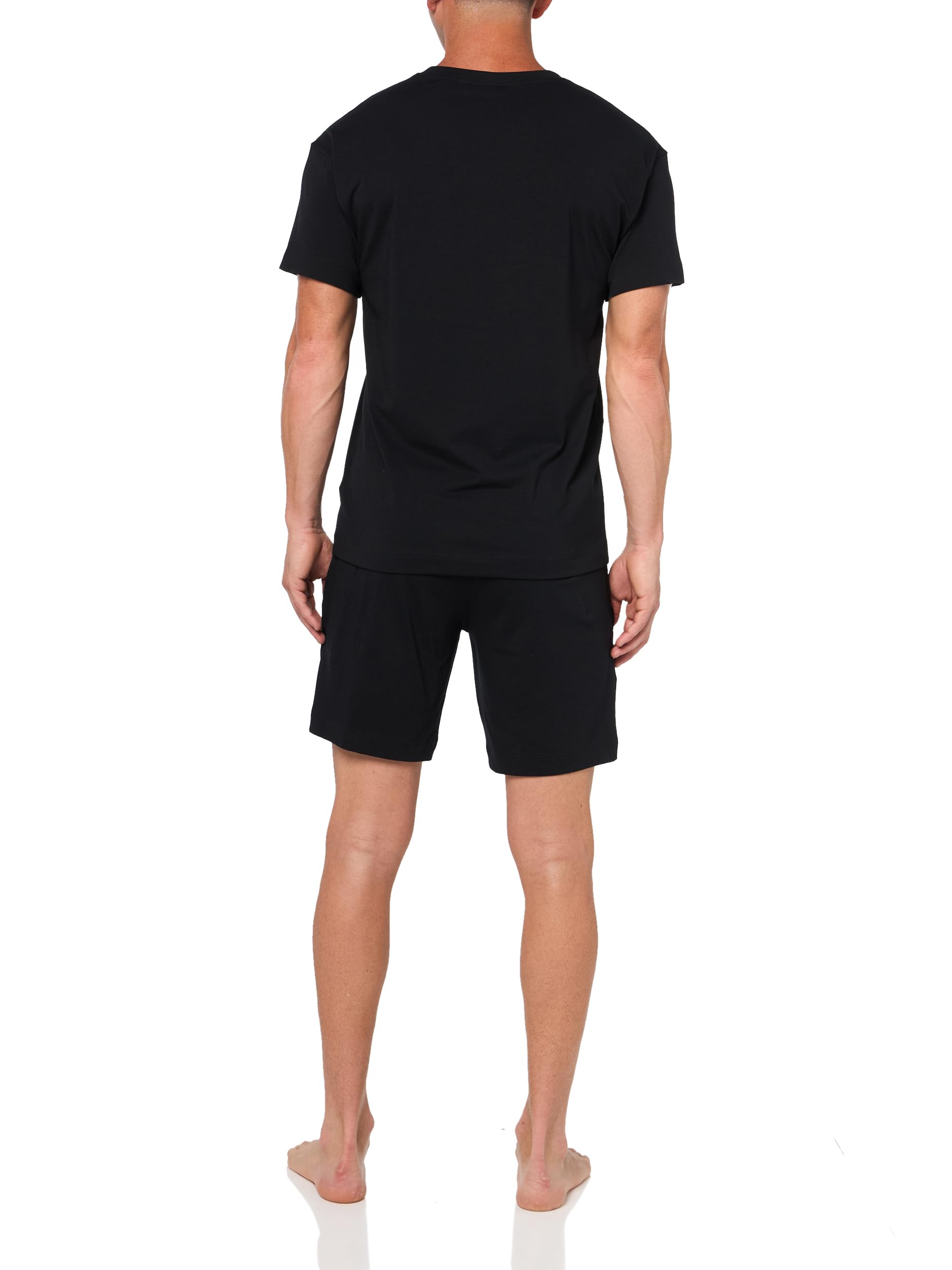HUGO Men's Logo Outline Cotton T Shirt and Shorts Set - Image 2