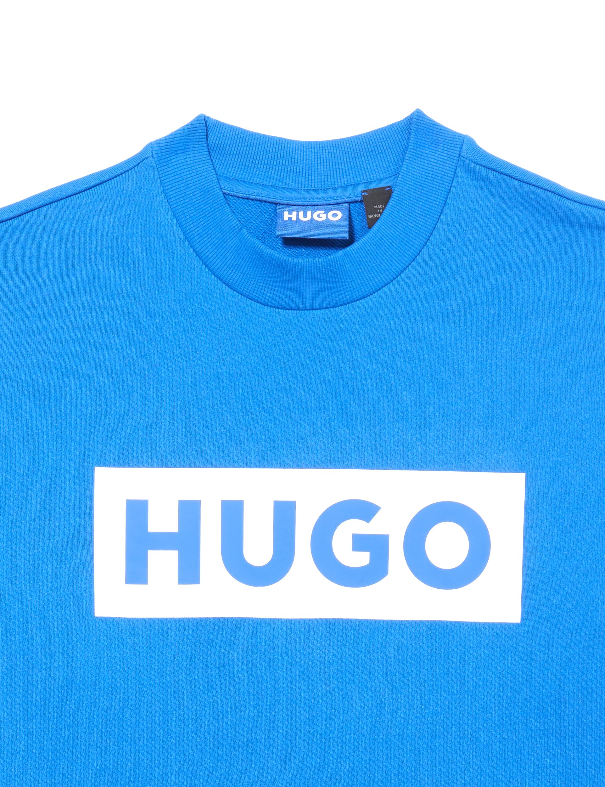 HUGO Men's Logo Stripe Cotton Crew Neck Sweatshirt - Image 2