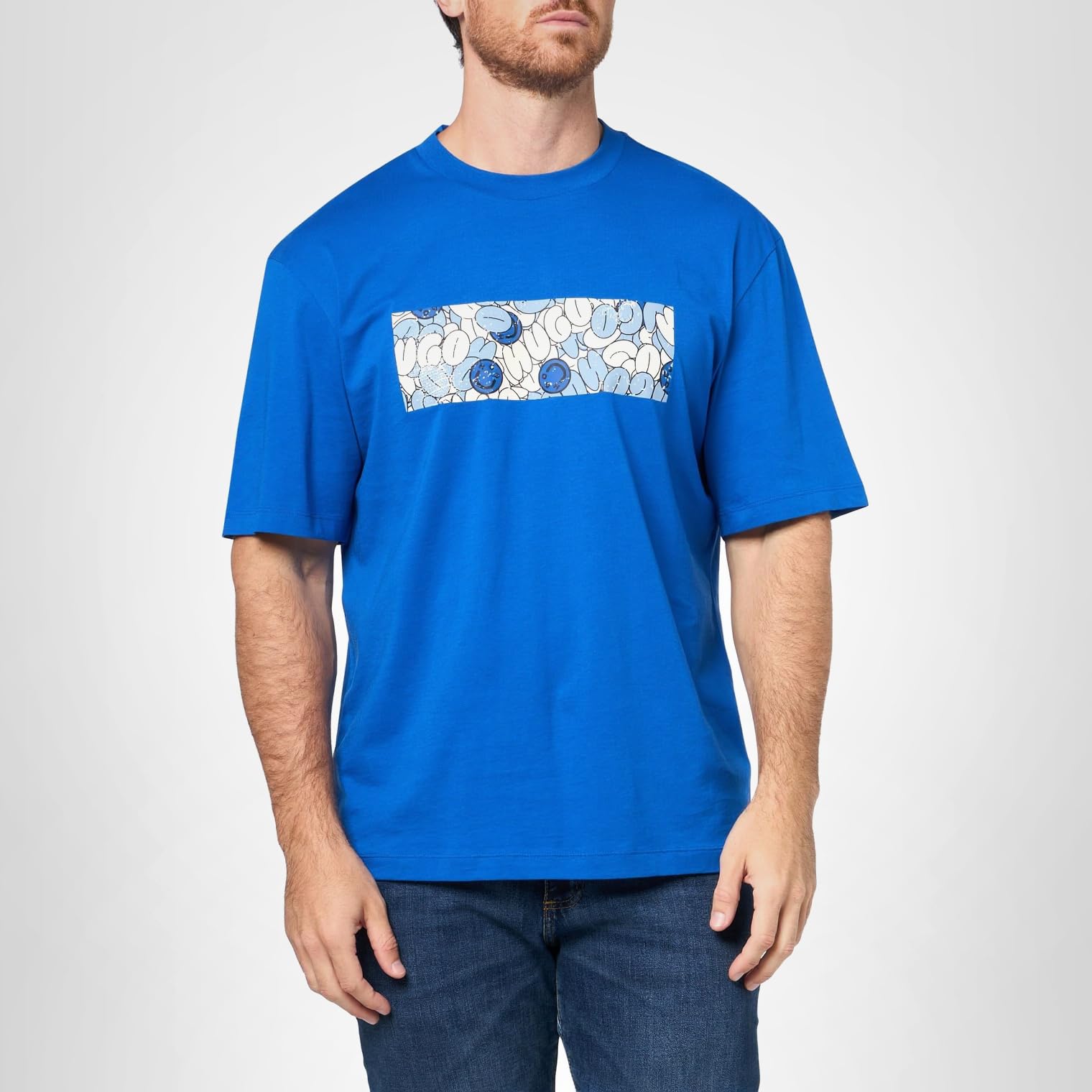 Hugo Men's Printed Banner Logo T-Shirt - Image 4