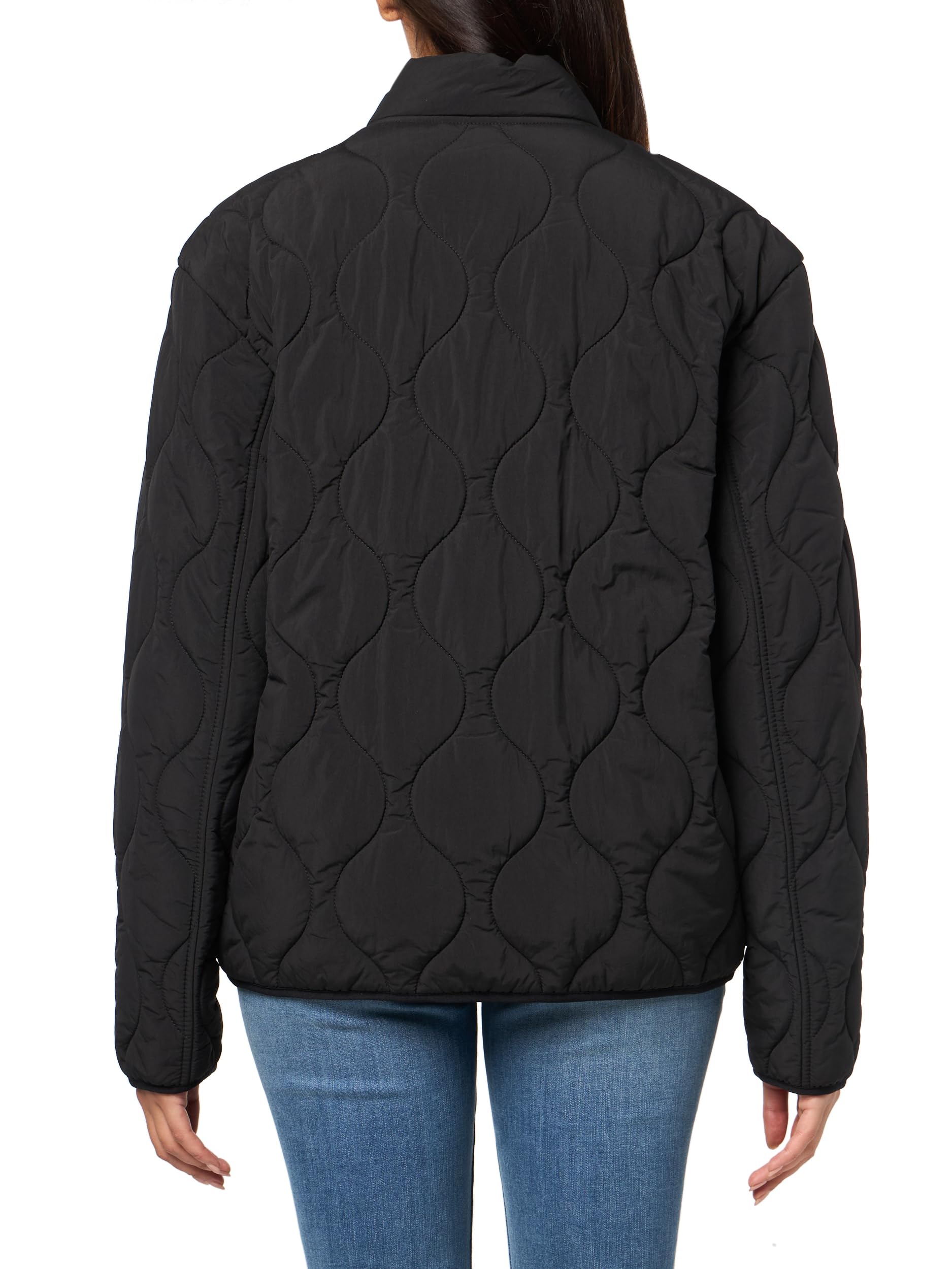HUGO Men's Quilted Nylon Water Repellent Zip Up Jacket - Image 2