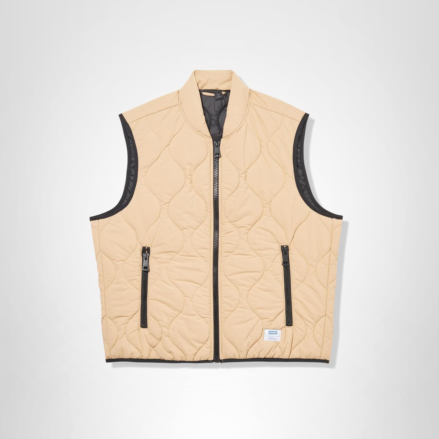 HUGO Men's Quilted Zip Up Bomber Jacket - Image 5