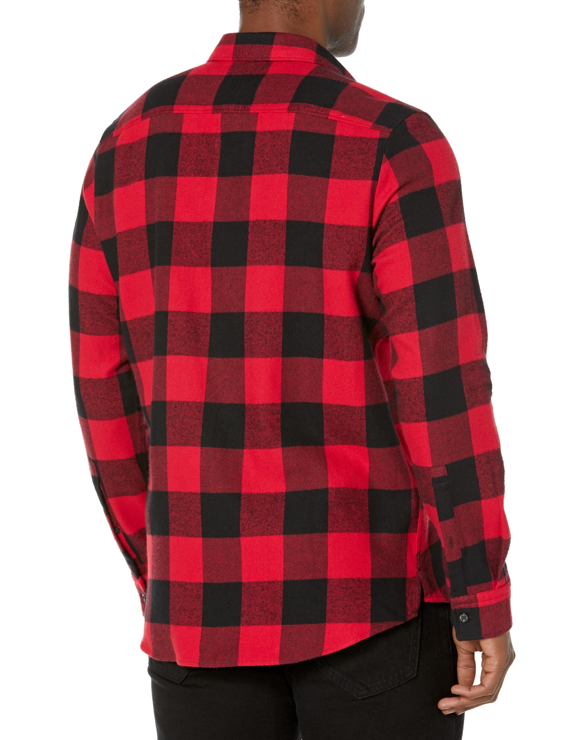 HUGO Men's Relaxed Fit Checked Pattern Flannel Button Down Shirt - Image 2