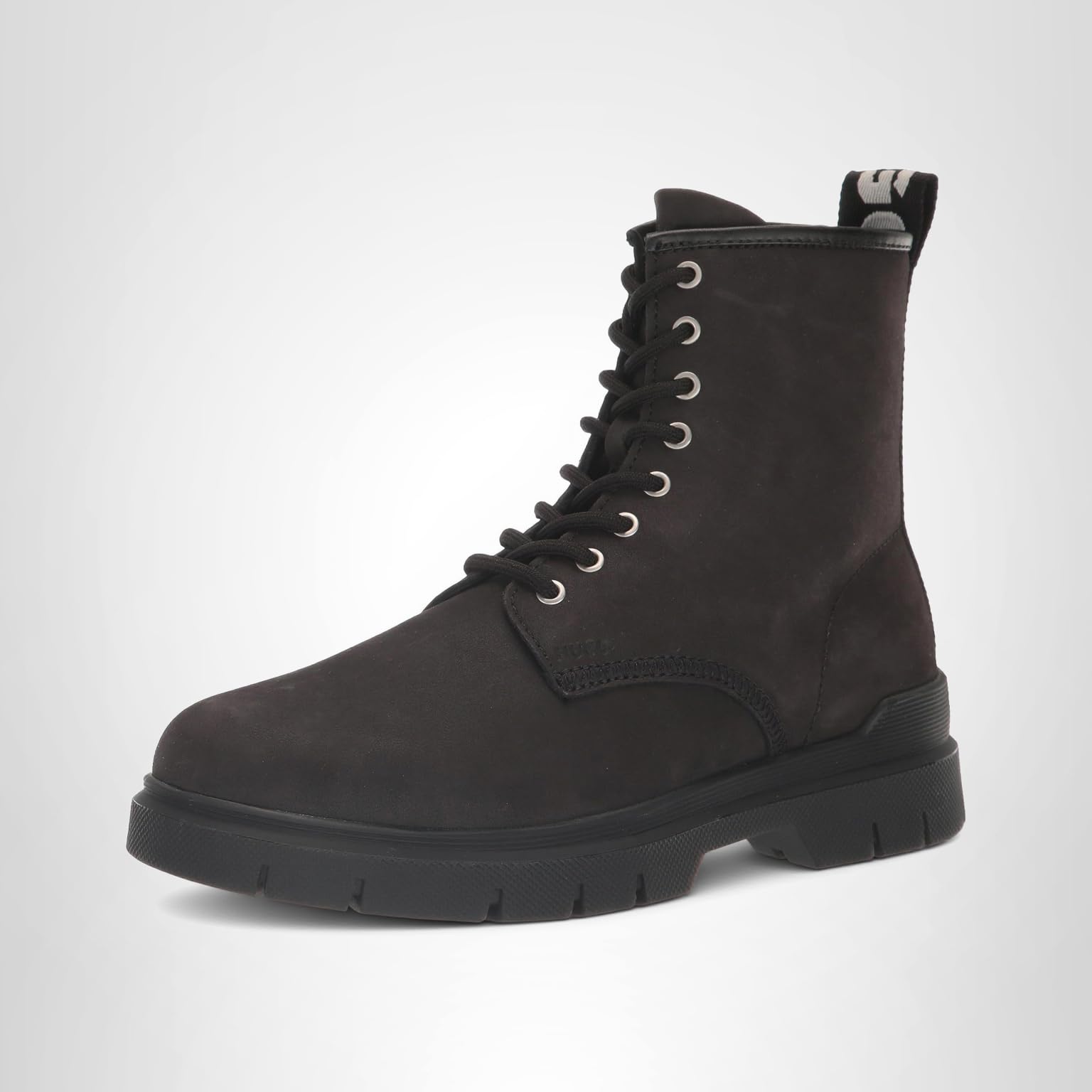 HUGO Men's Ryan Nubuck Leather Lace Up Boot - Image 8
