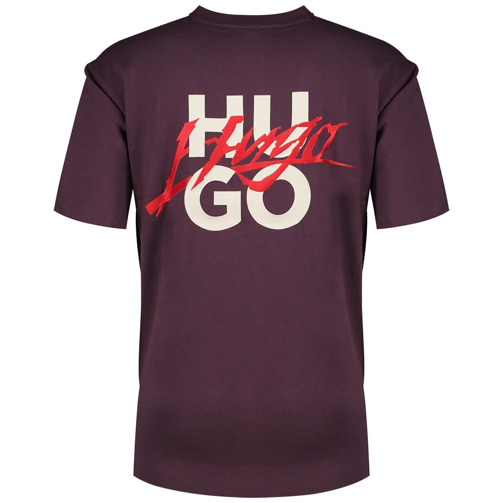 Hugo Men's Script Logo Short Sleeve Tshirt - Image 3