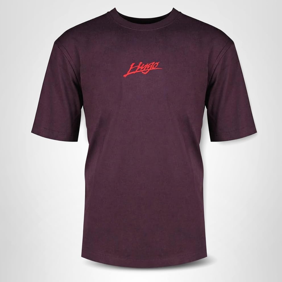 Hugo Men's Script Logo Short Sleeve Tshirt - Image 4