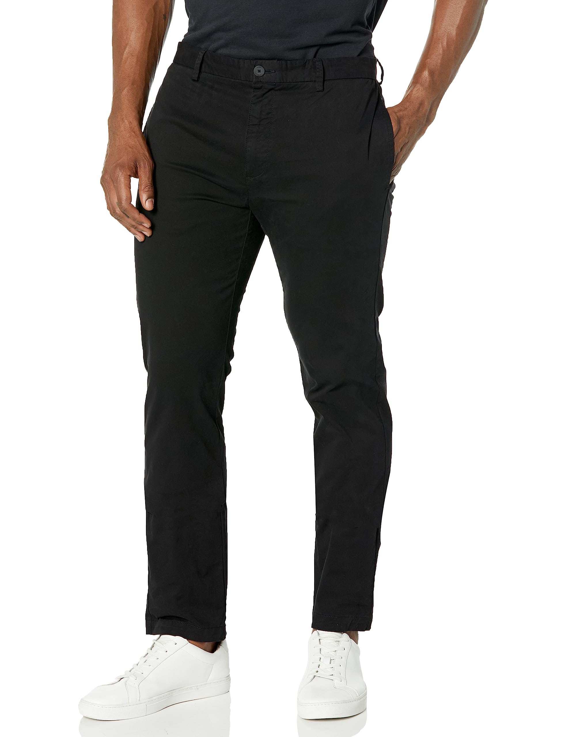 Hugo Men's Slim Fit Chino Style Cotton Twill Trousers