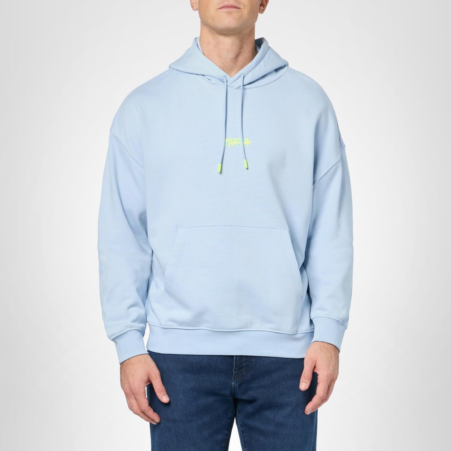 HUGO Men's Small Spraypaint Logo Hooded Sweatshirt - Image 4